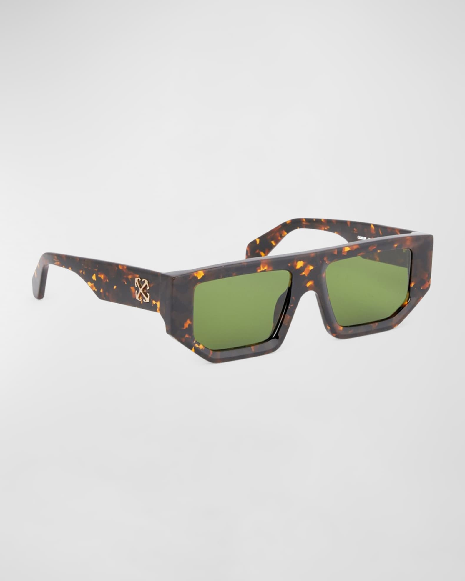 Men's Vancouver Acetate Rectangle Sunglasses 0