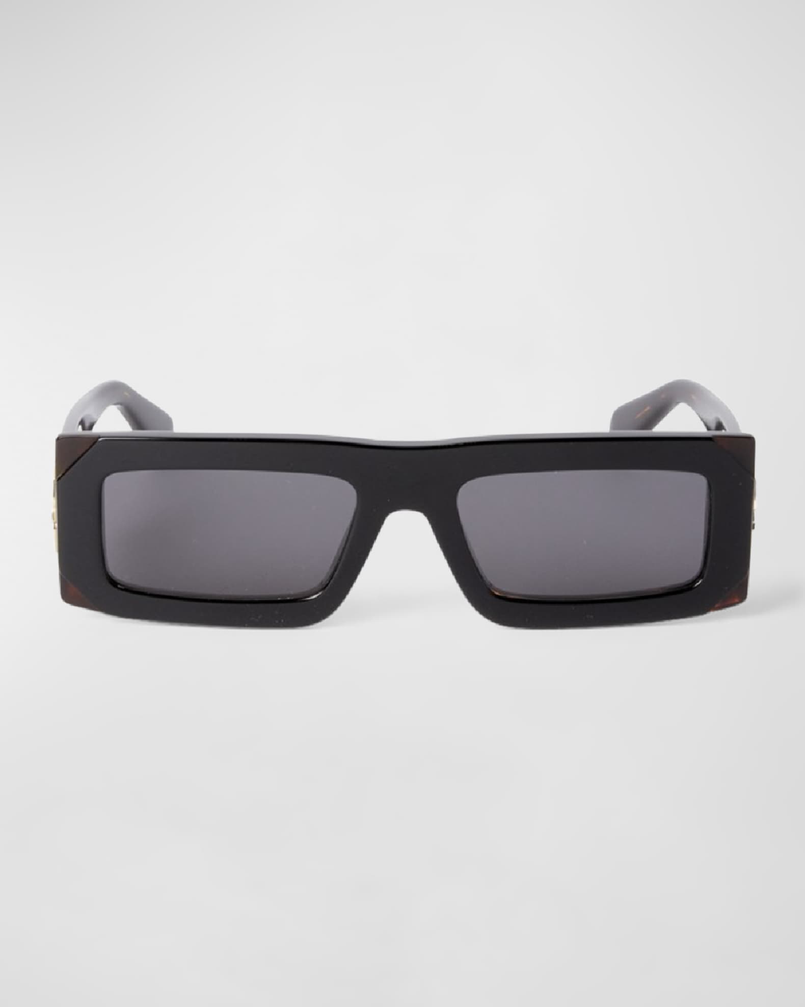 【送料&関税込】Off-White Laurel Sunglasses - Unisex Off-White Men's Laurel Acetate Rectangle Sunglasses | Neiman