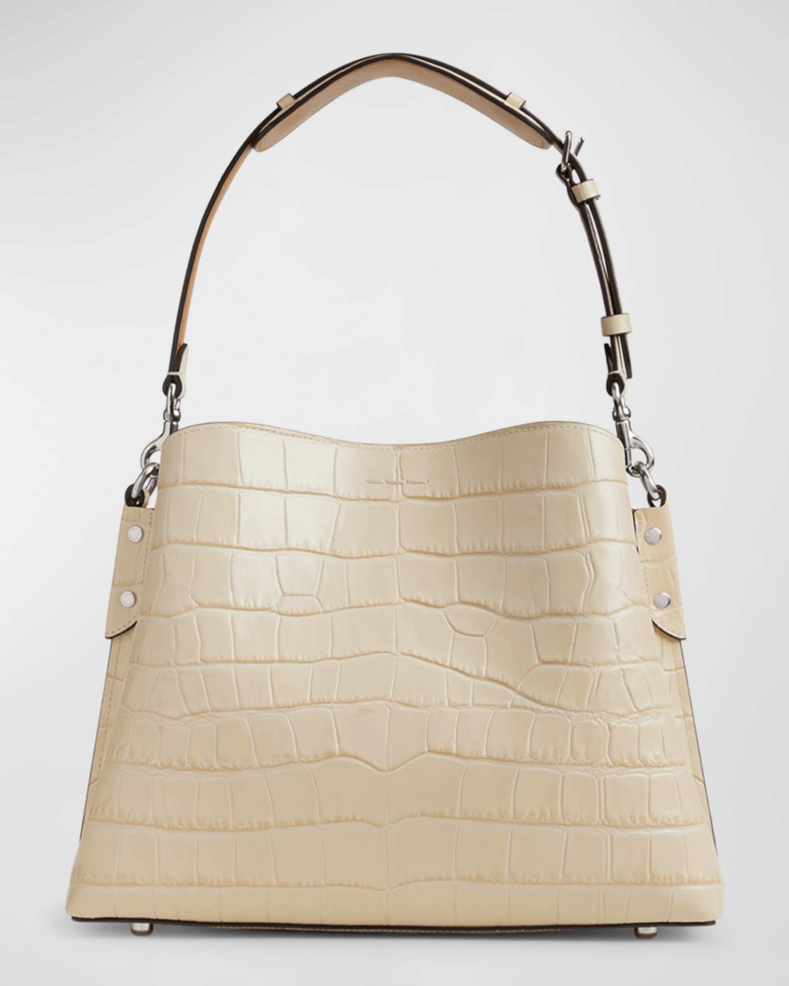 Coach embossed leather best sale