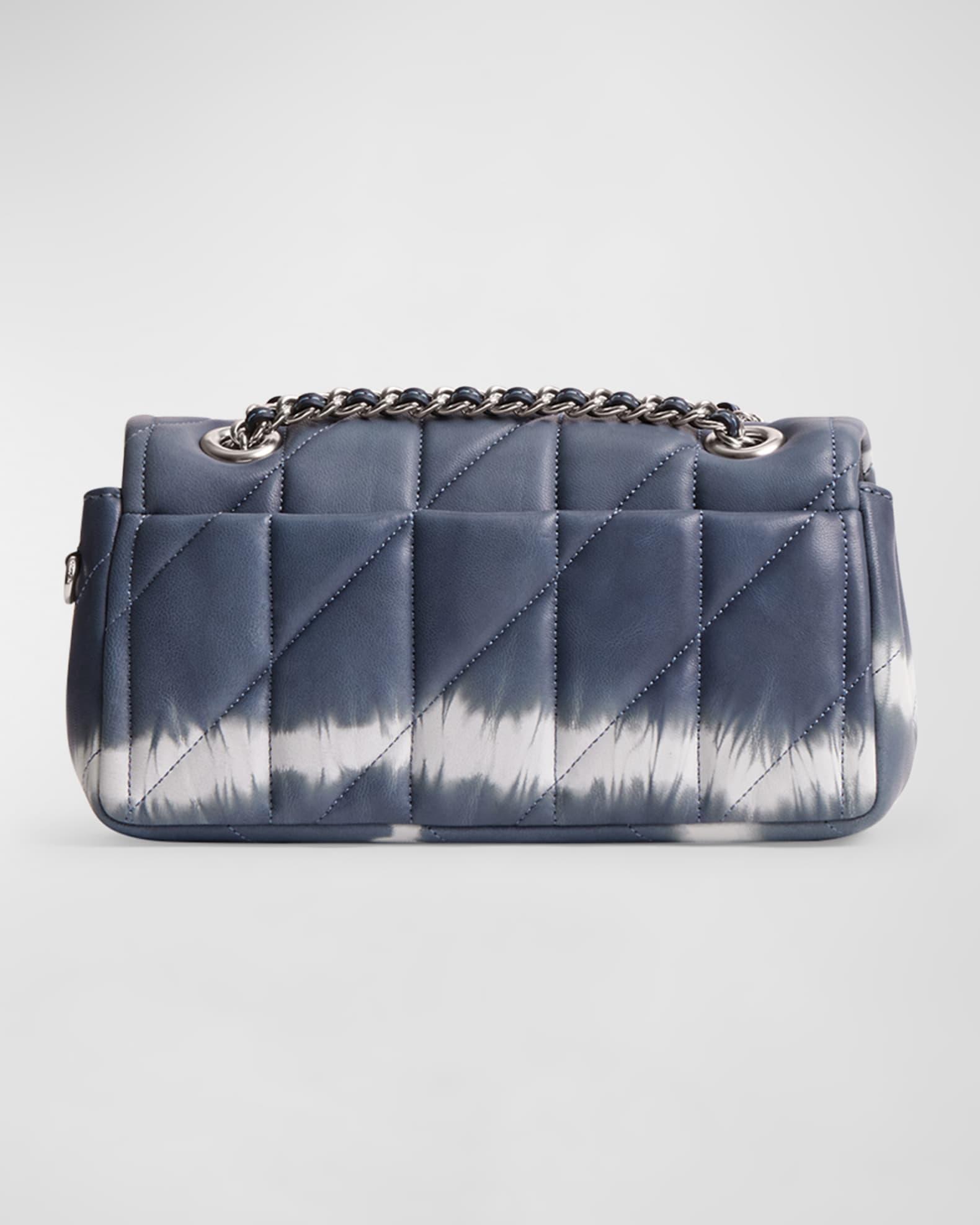 Tabby Quilted Tie Dye Leather Shoulder Bag