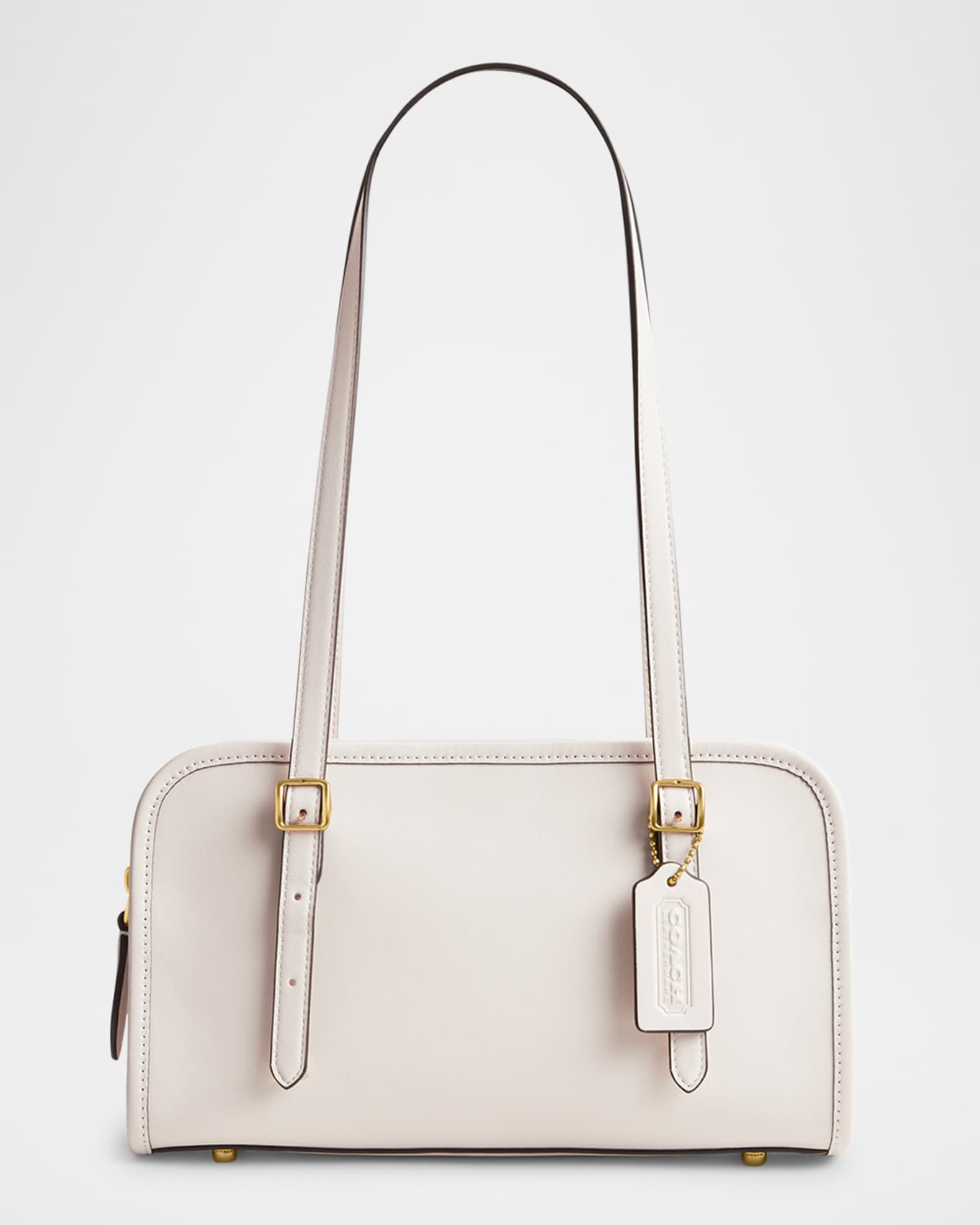 Swing Zip Leather Shoulder Bag 0