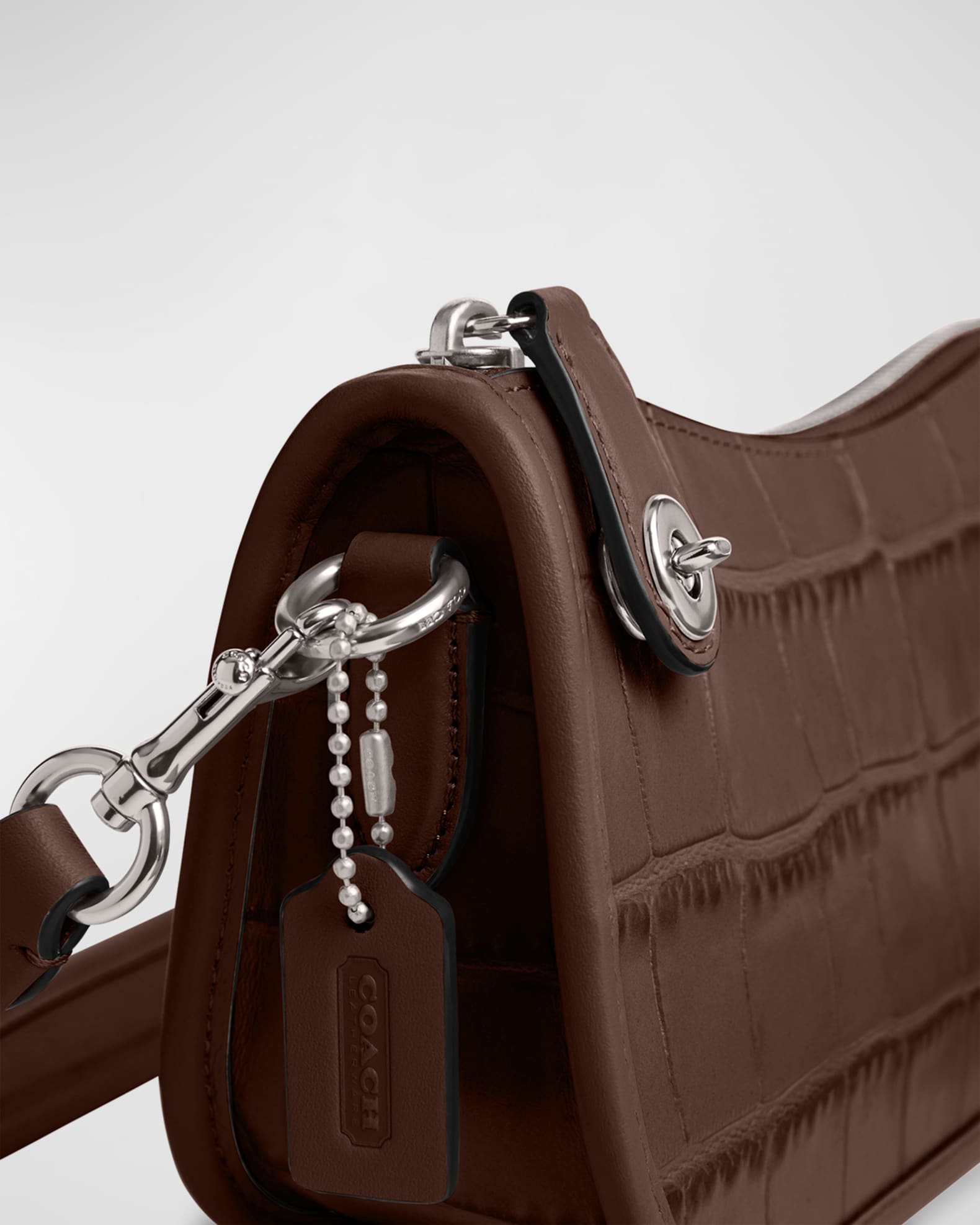Coach leather swinger shoulder bag deals