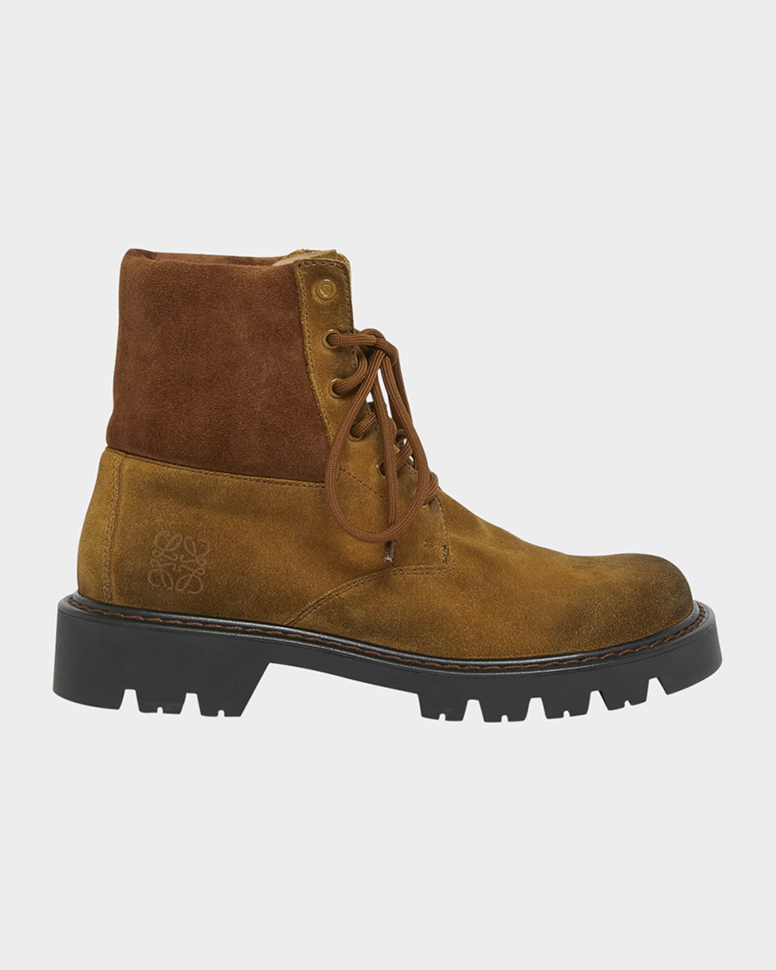 Men's Sierra Suede Lace-Up Ankle Boots 0