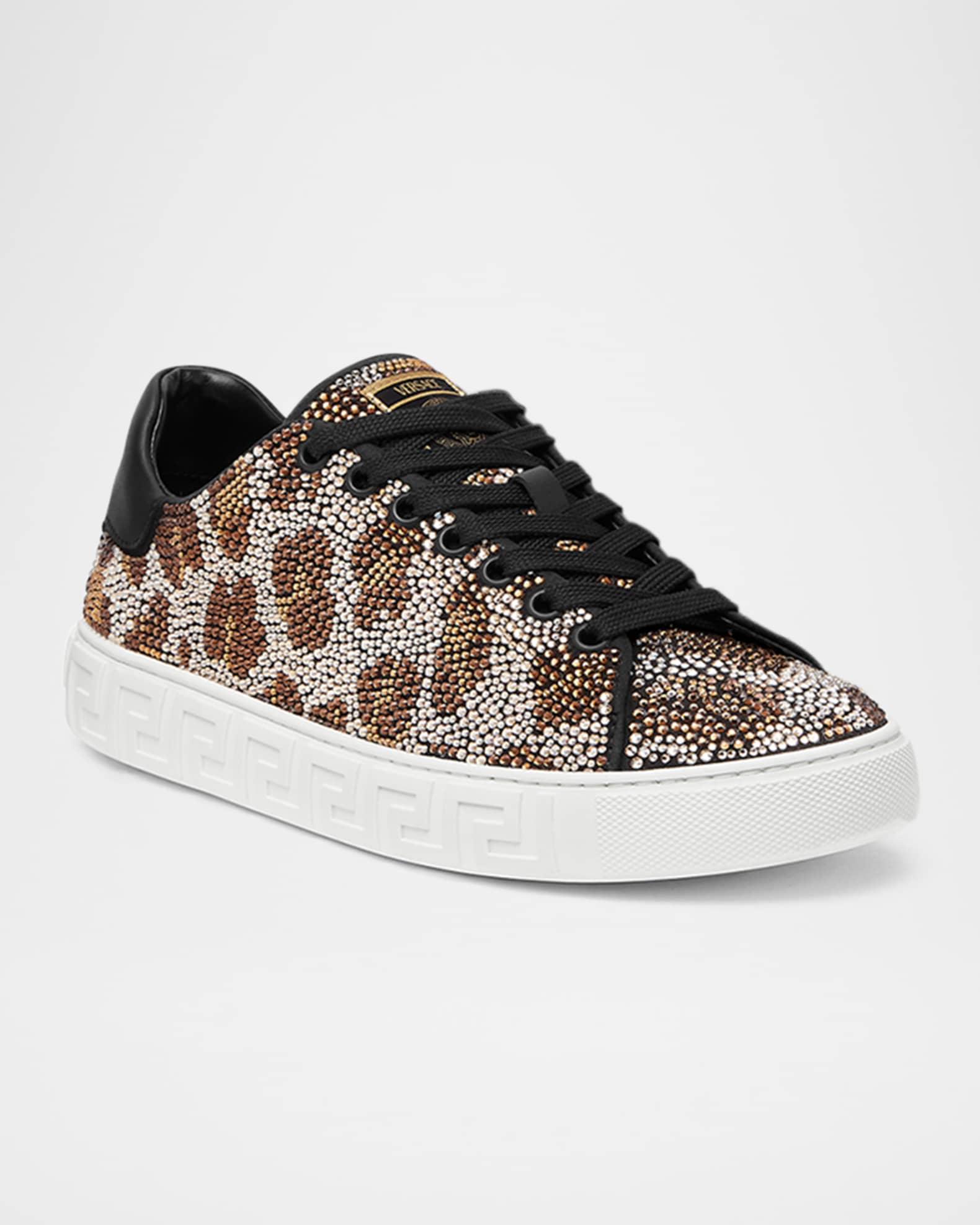 Versace leopard shoes best sale