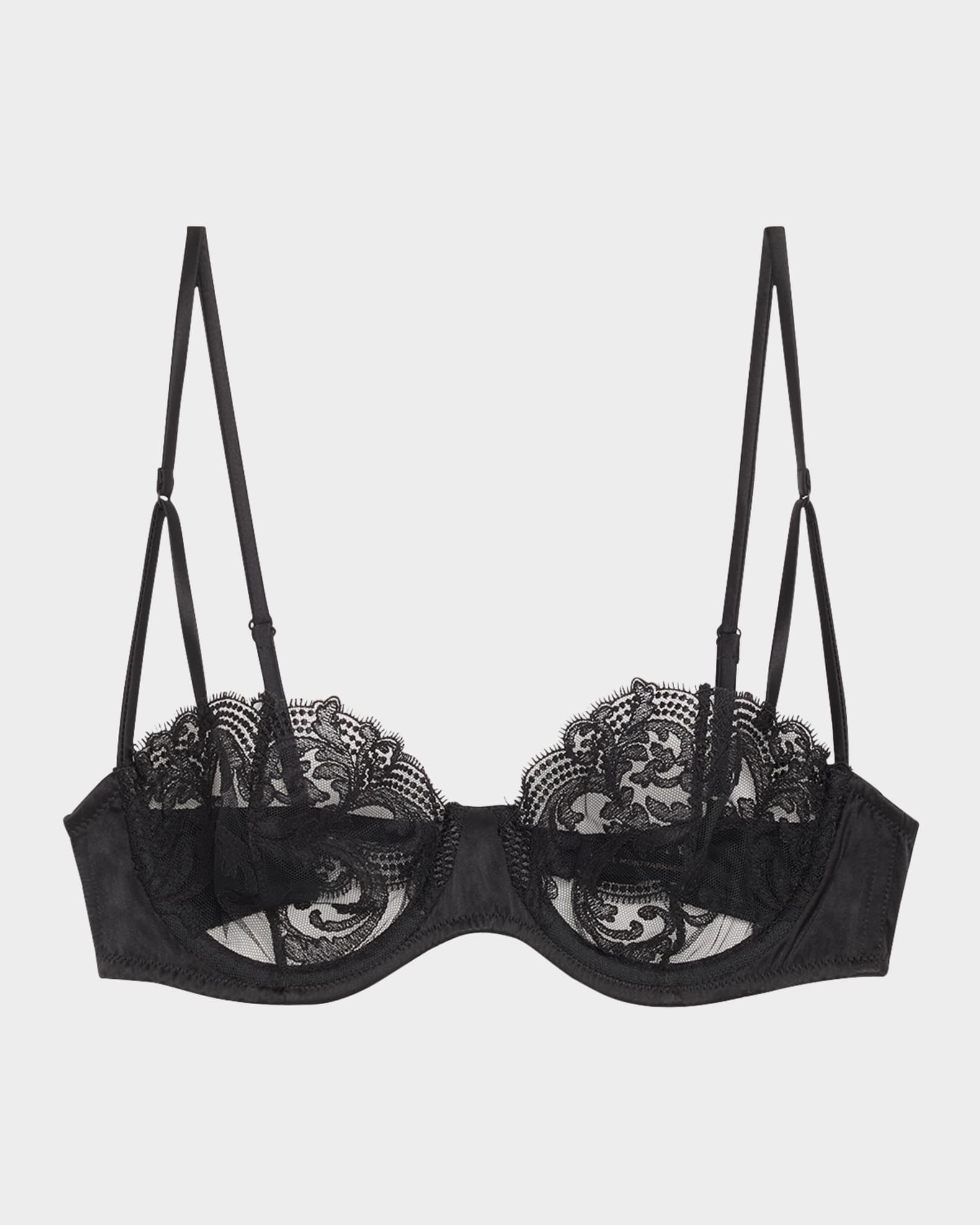 Voltaire Embroidered Balconette Bra 0