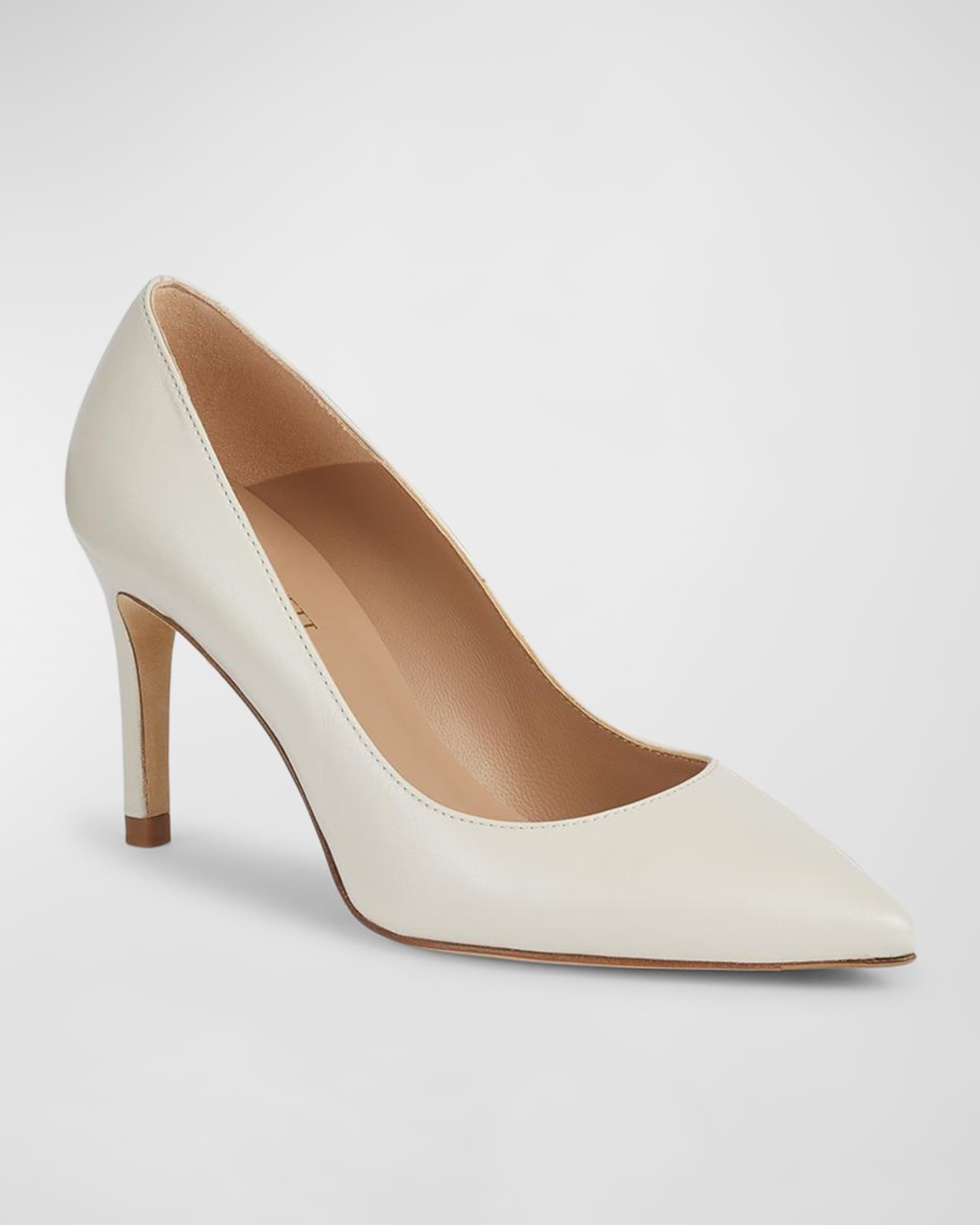 LK Bennett Floret Leather Stiletto Pumps Neiman Marcus