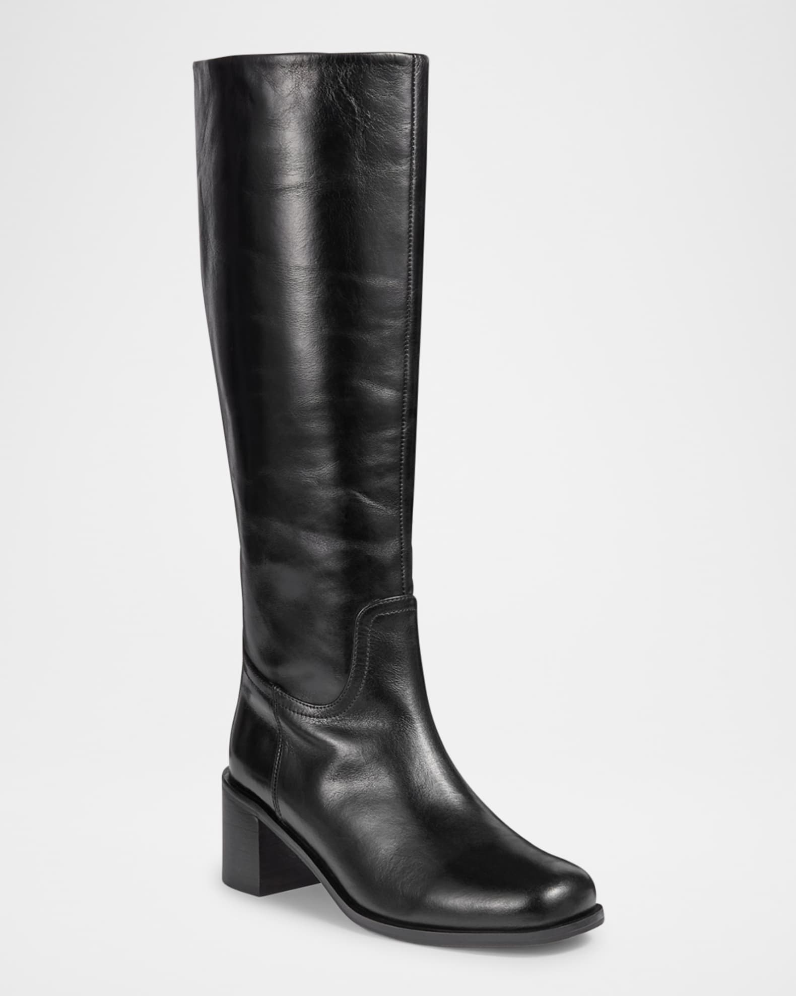 LK Bennett Claude Leather Knee Boots Neiman Marcus