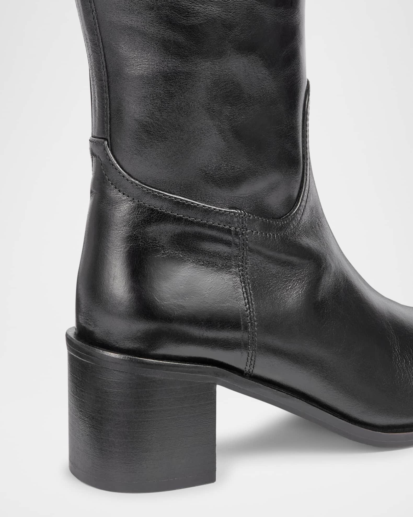 Claude Leather Knee Boots