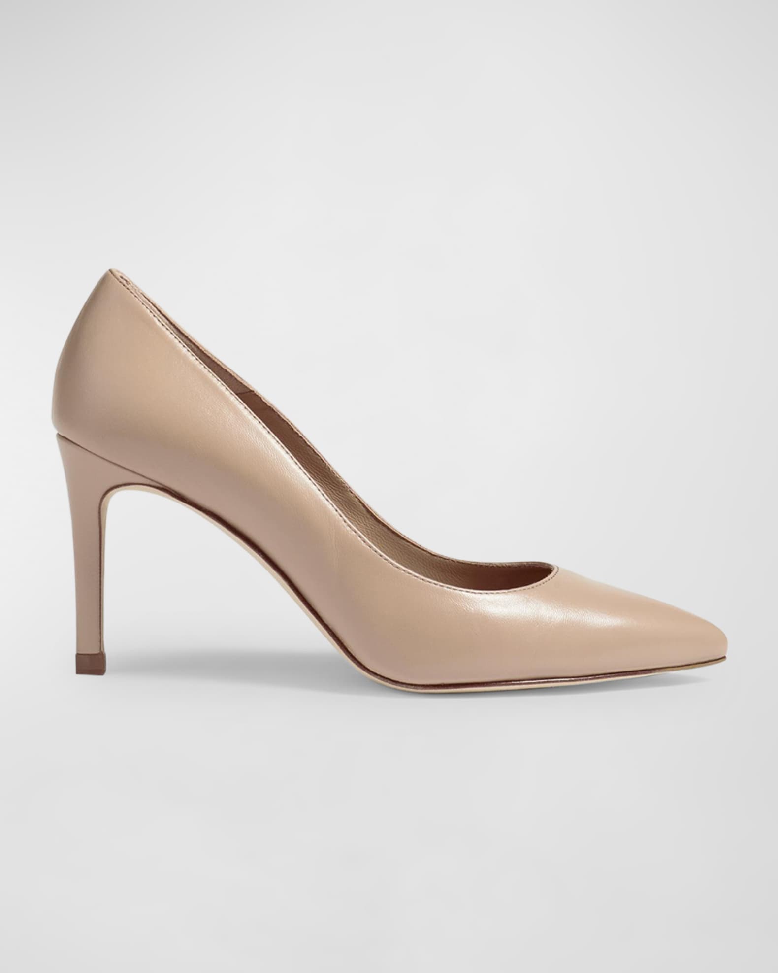 Floret Leather Stiletto Pumps