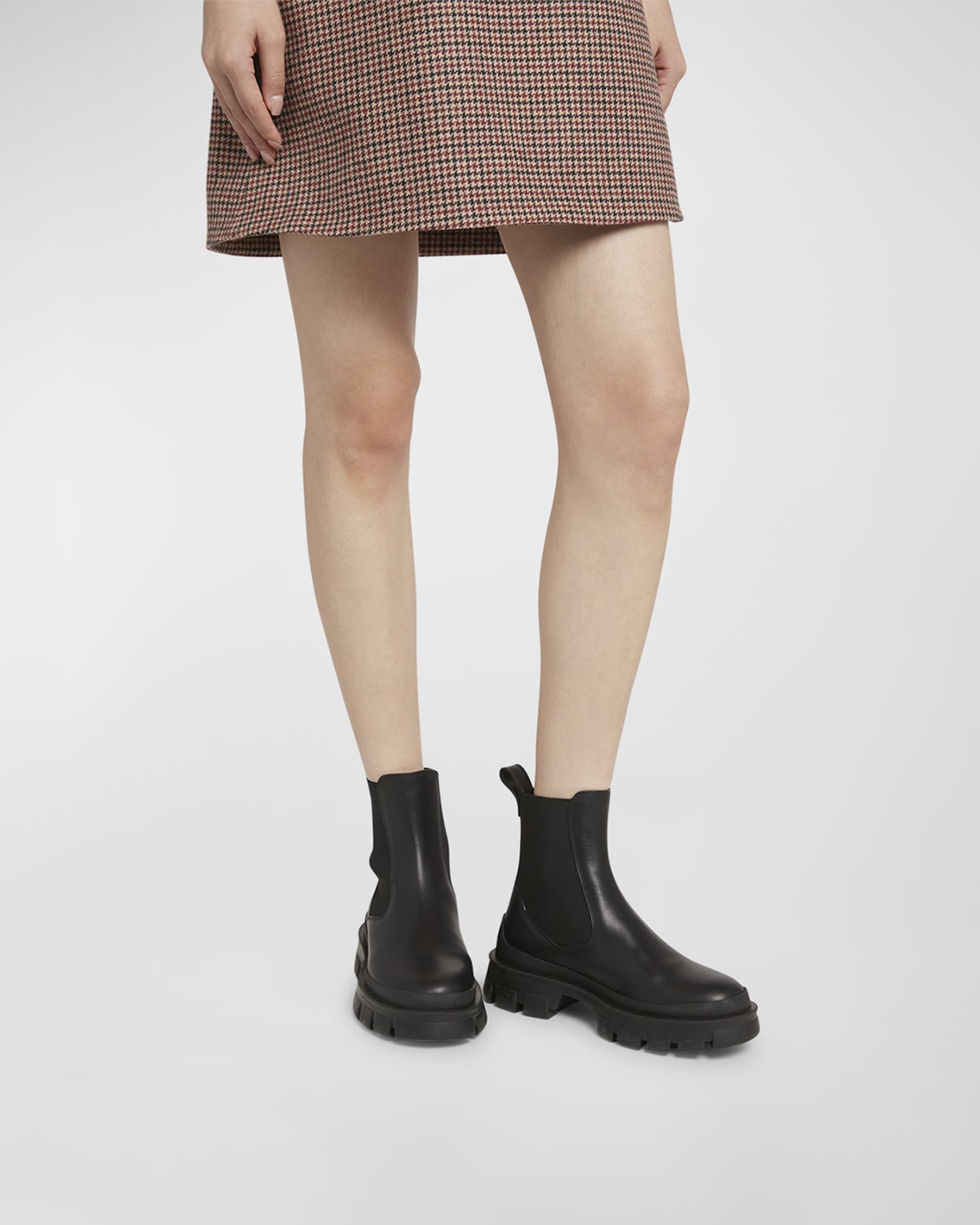 Hevea Leather Chelsea Ankle Booties 1