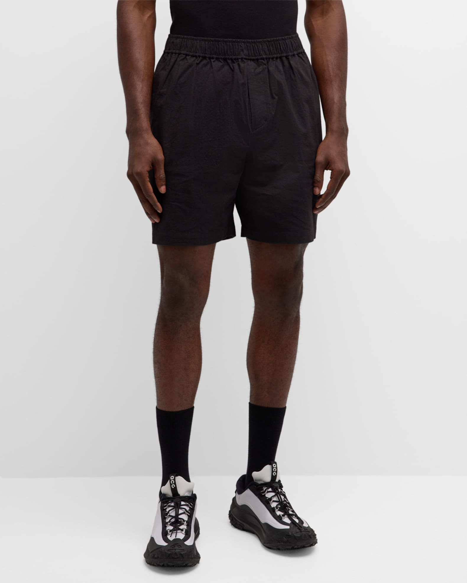 John Elliott Men's Kennedy Cotton PullOn Shorts Neiman Marcus