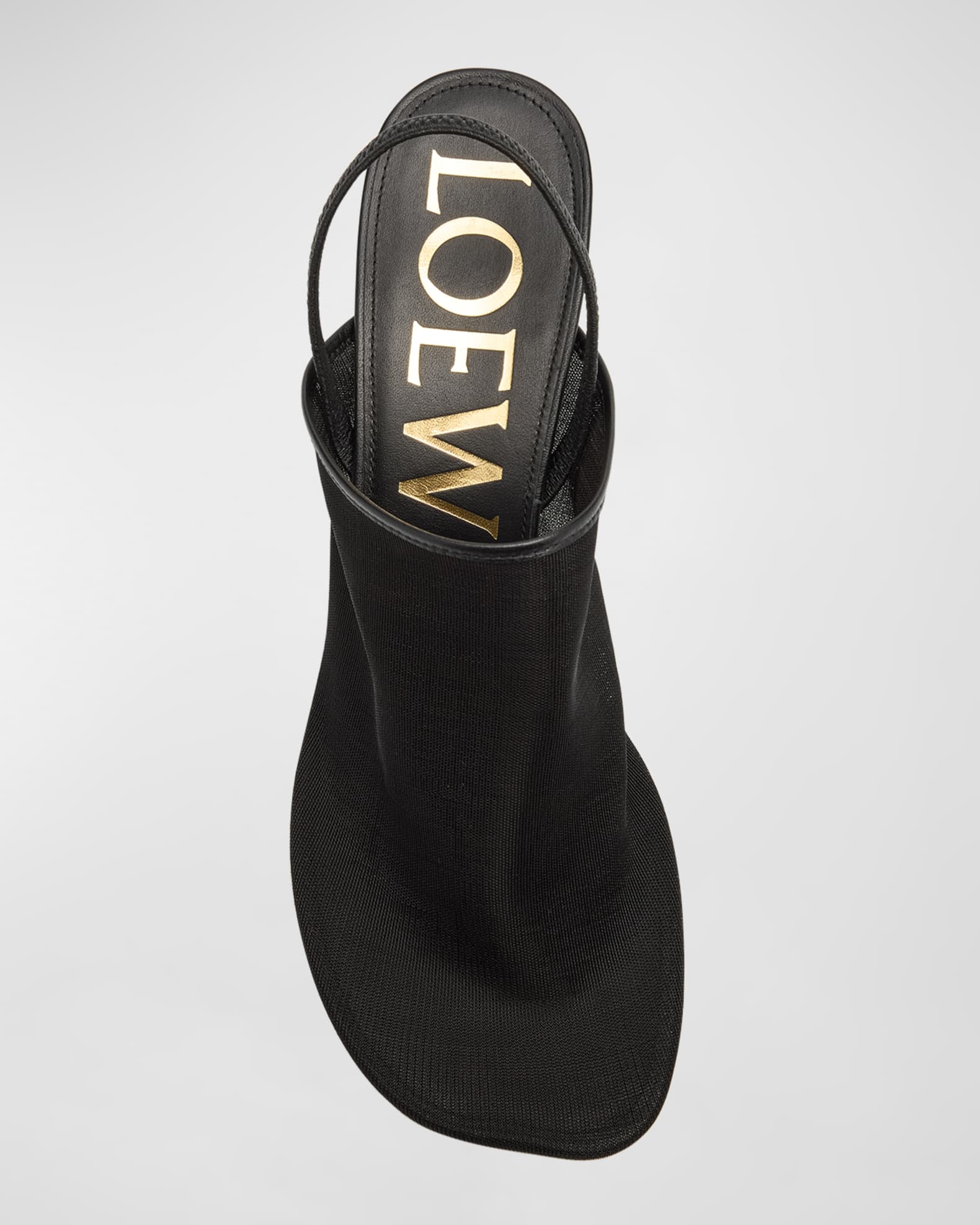Loewe Petal Mesh Slingback Pumps | Neiman Marcus