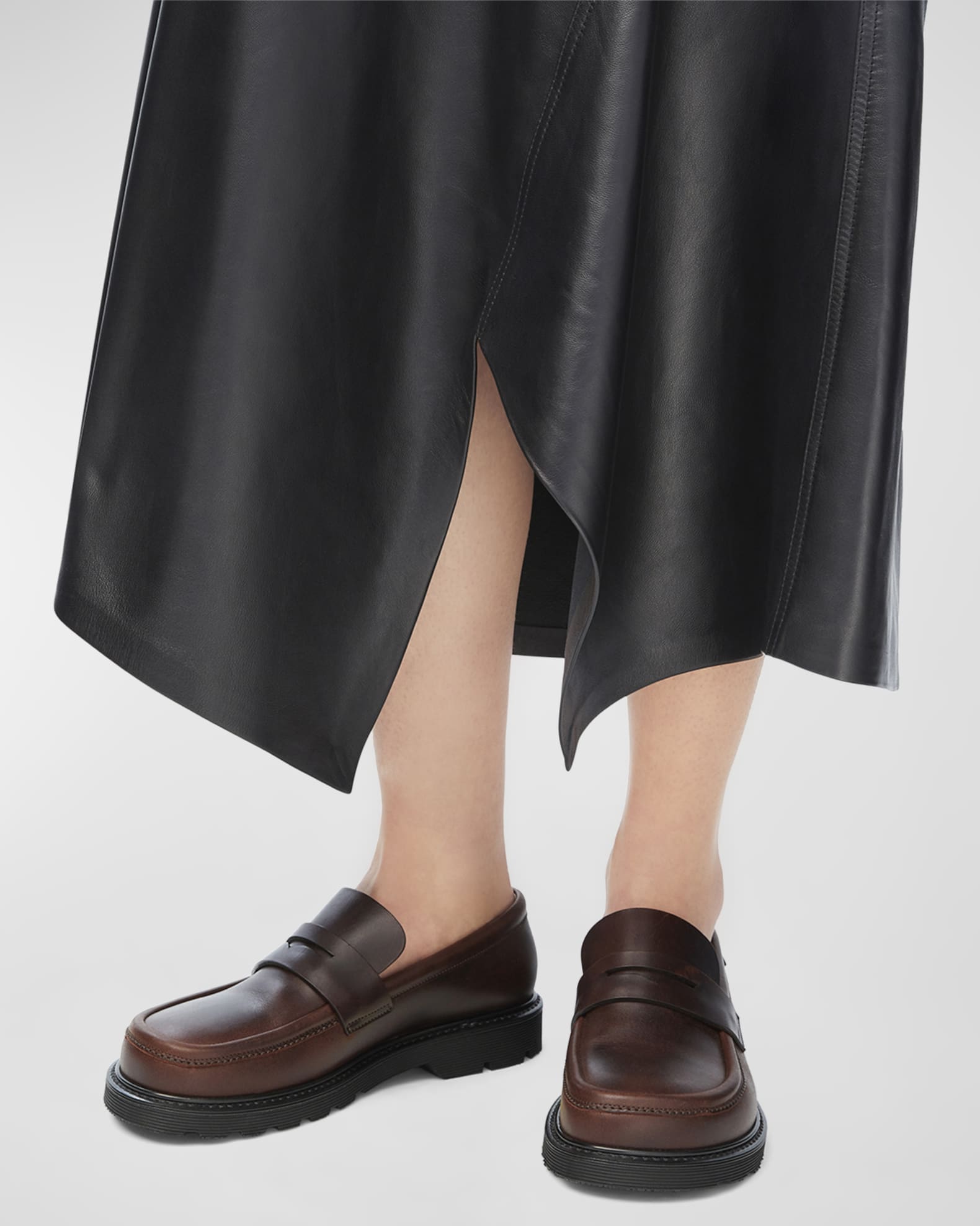 Blaze Leather Penny Loafers 1