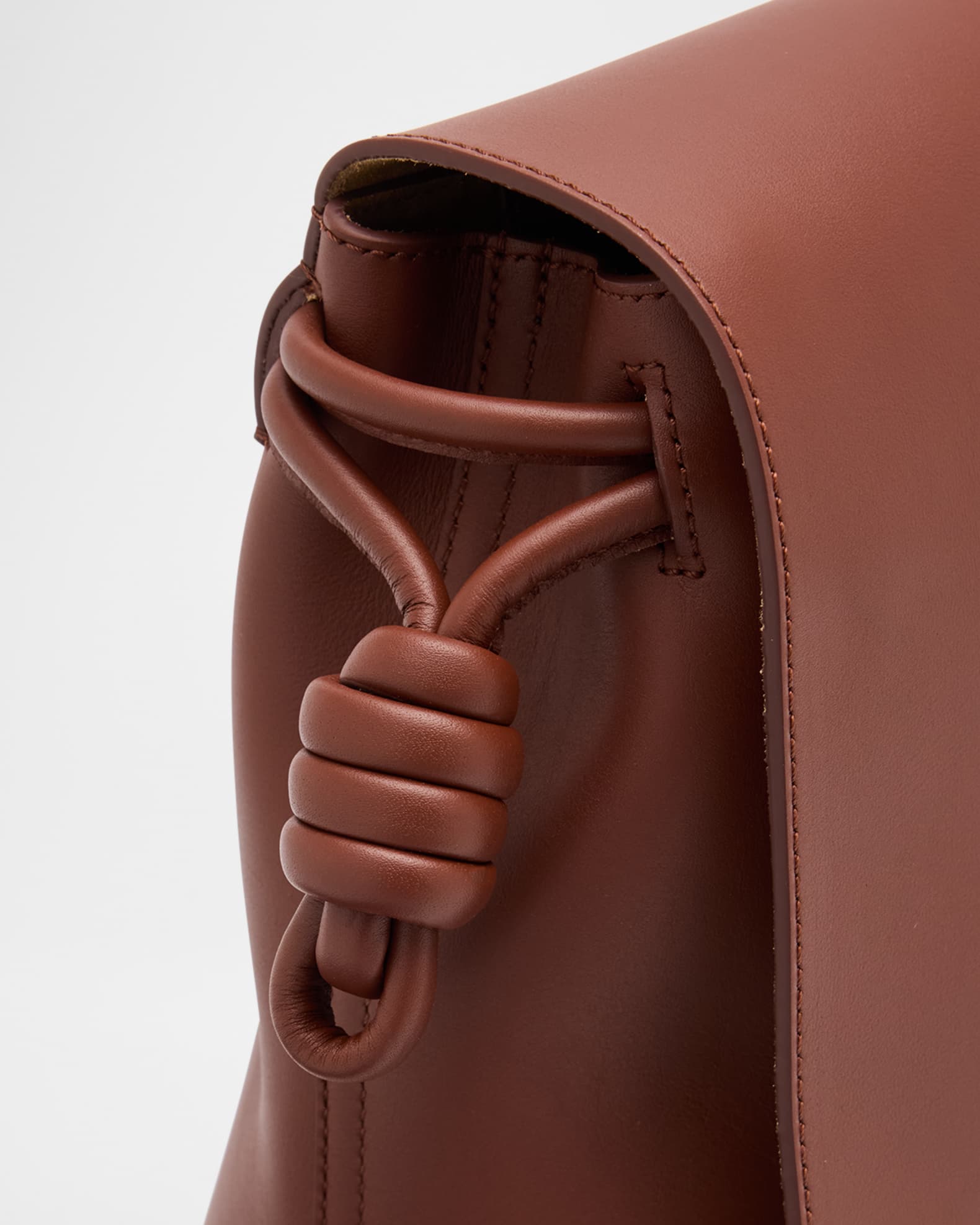 Loewe Men's Flamenco Leather Messenger Bag | Neiman Marcus