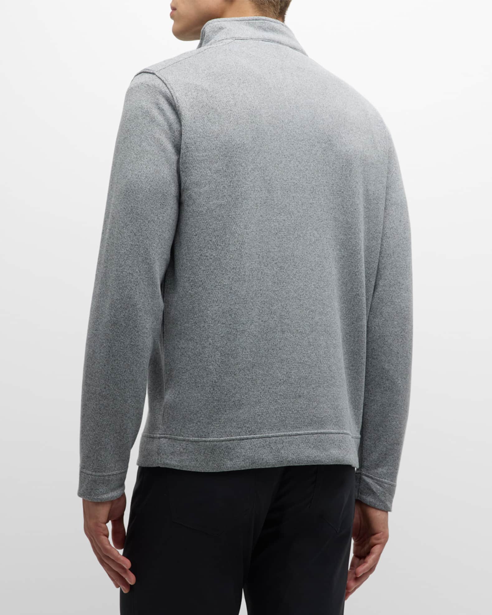 Peter Millar Men's Crown Fleece Quarter-Zip Sweater | Neiman Marcus
