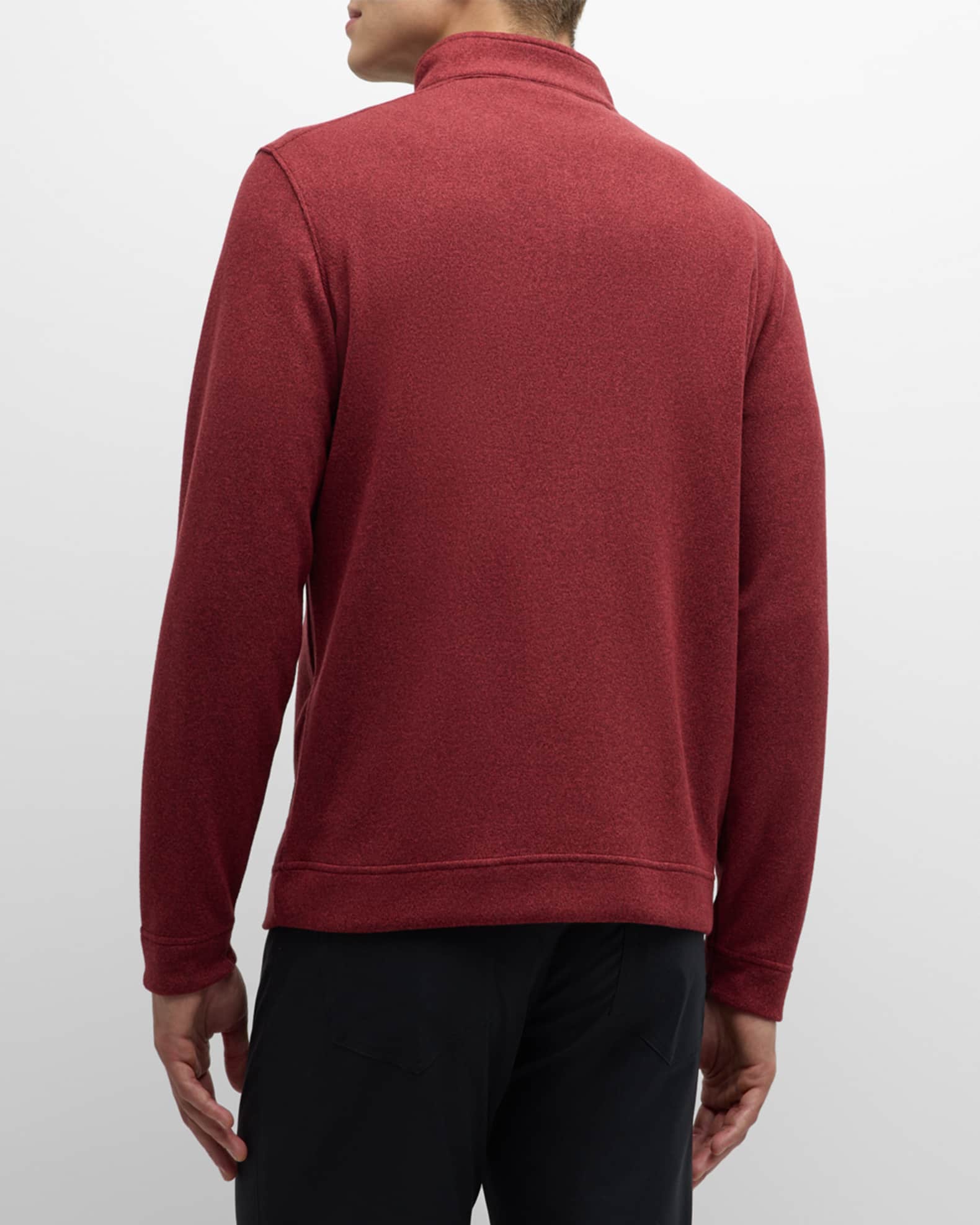 Peter Millar Men's Crown Fleece Quarter-Zip Sweater | Neiman Marcus