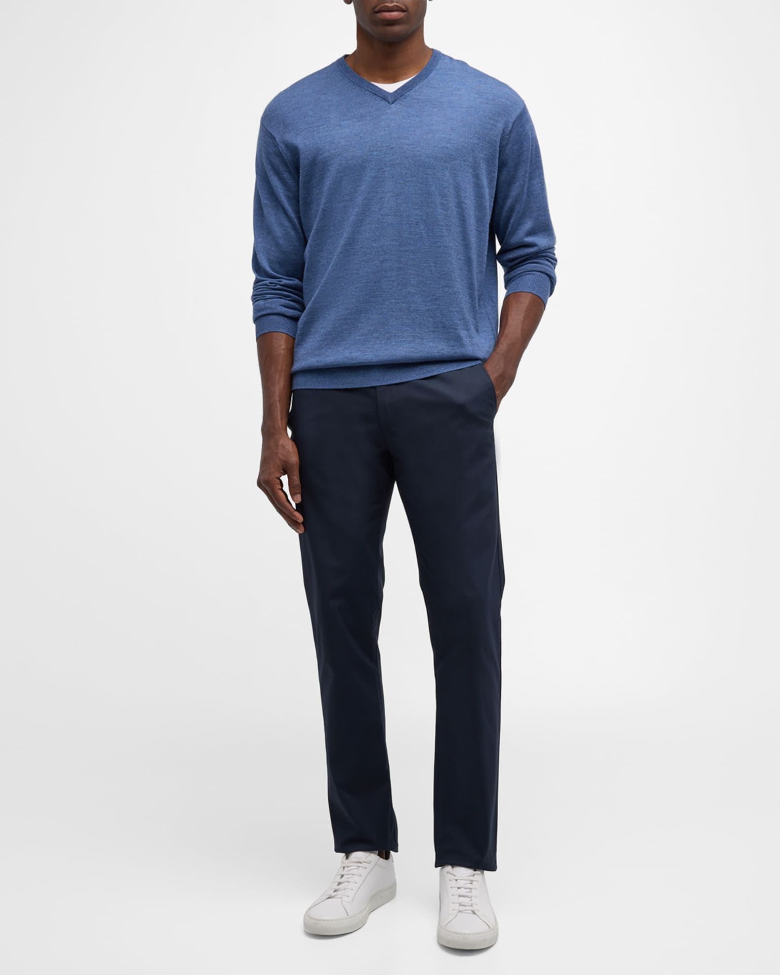 Men's Autumn Crest V-Neck Sweater 1