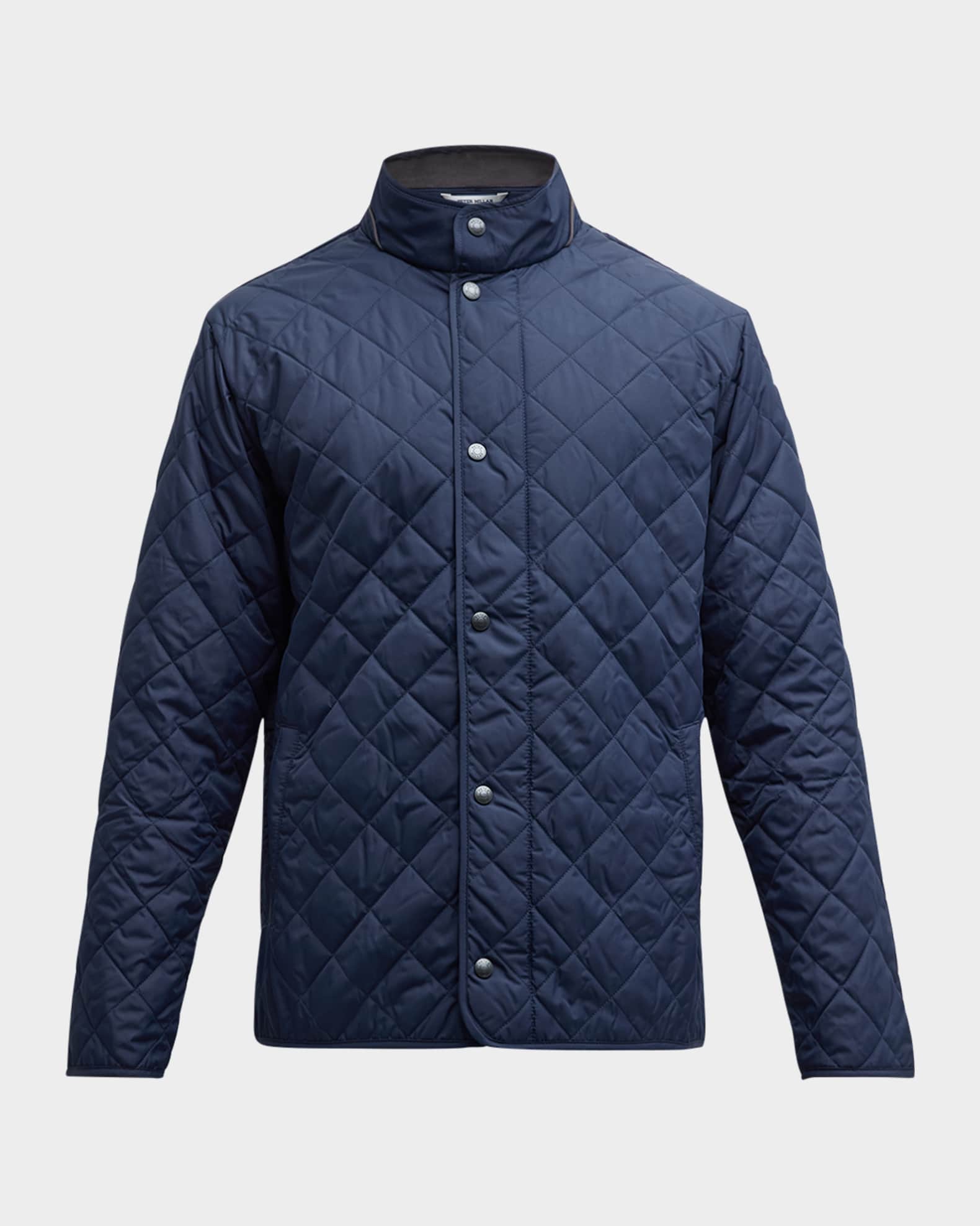 Peter Millar Men s Suffolk Quilted Coat Neiman Marcus