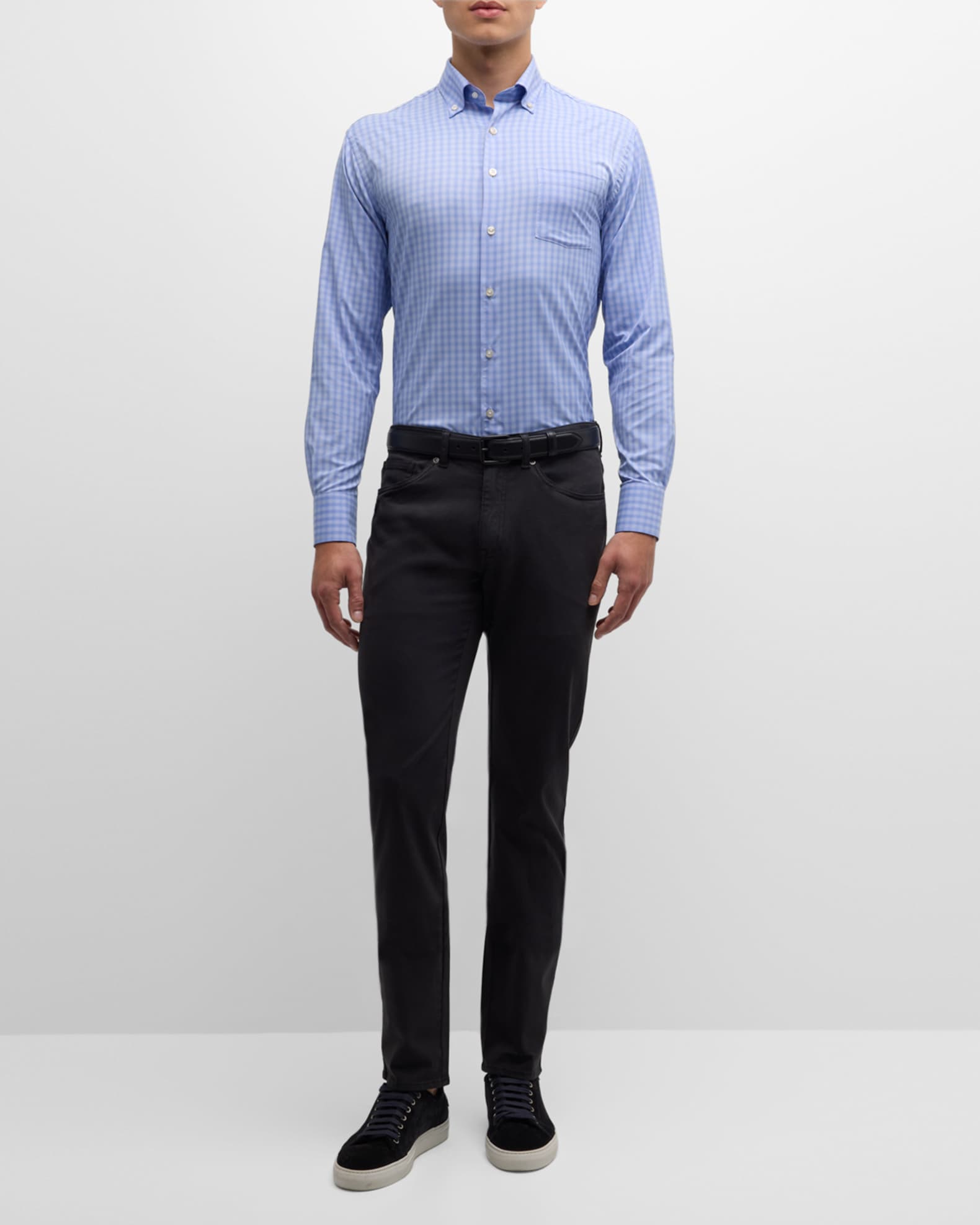 Peter Millar Men's Signature Sateen 5-Pocket Pants | Neiman Marcus