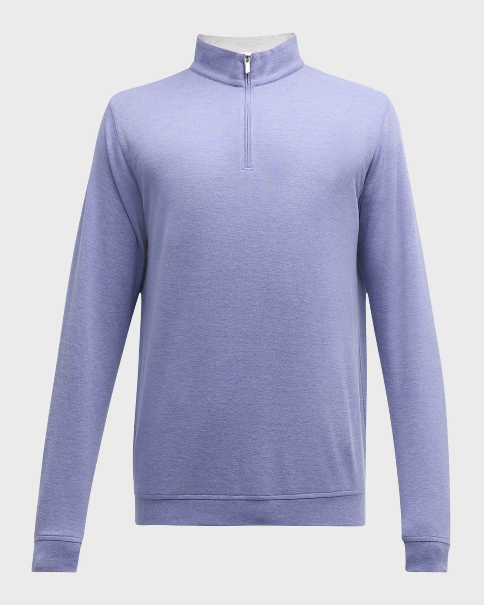 Peter Millar Men's Crown Comfort Quarter-Zip Sweater | Neiman Marcus