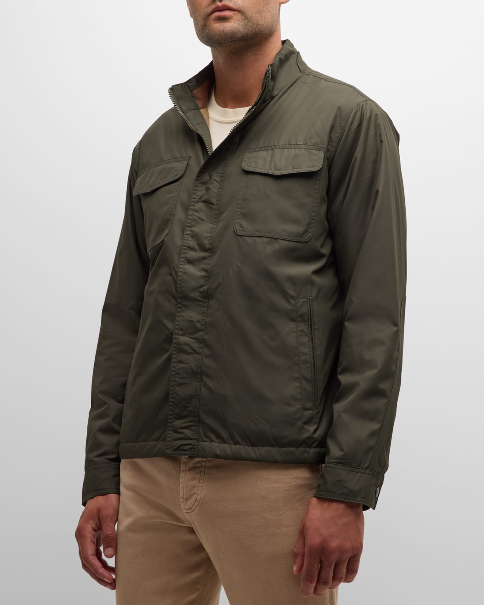 Peter Millar Norfolk Bomber in Dark Olive XXL
