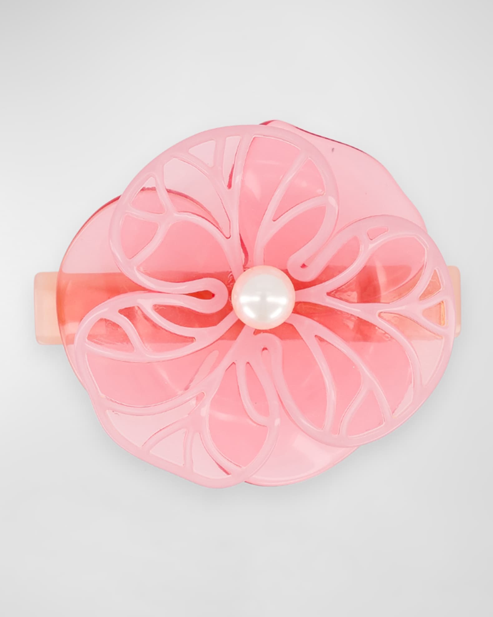 Alexandre de Paris Pearly Flower Barrette