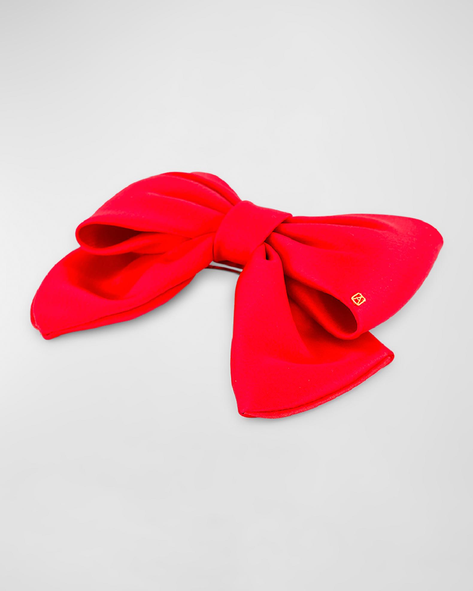Barrette/Diadème Velours Brodé De Fleurs Alexandra - Noir - Occasion