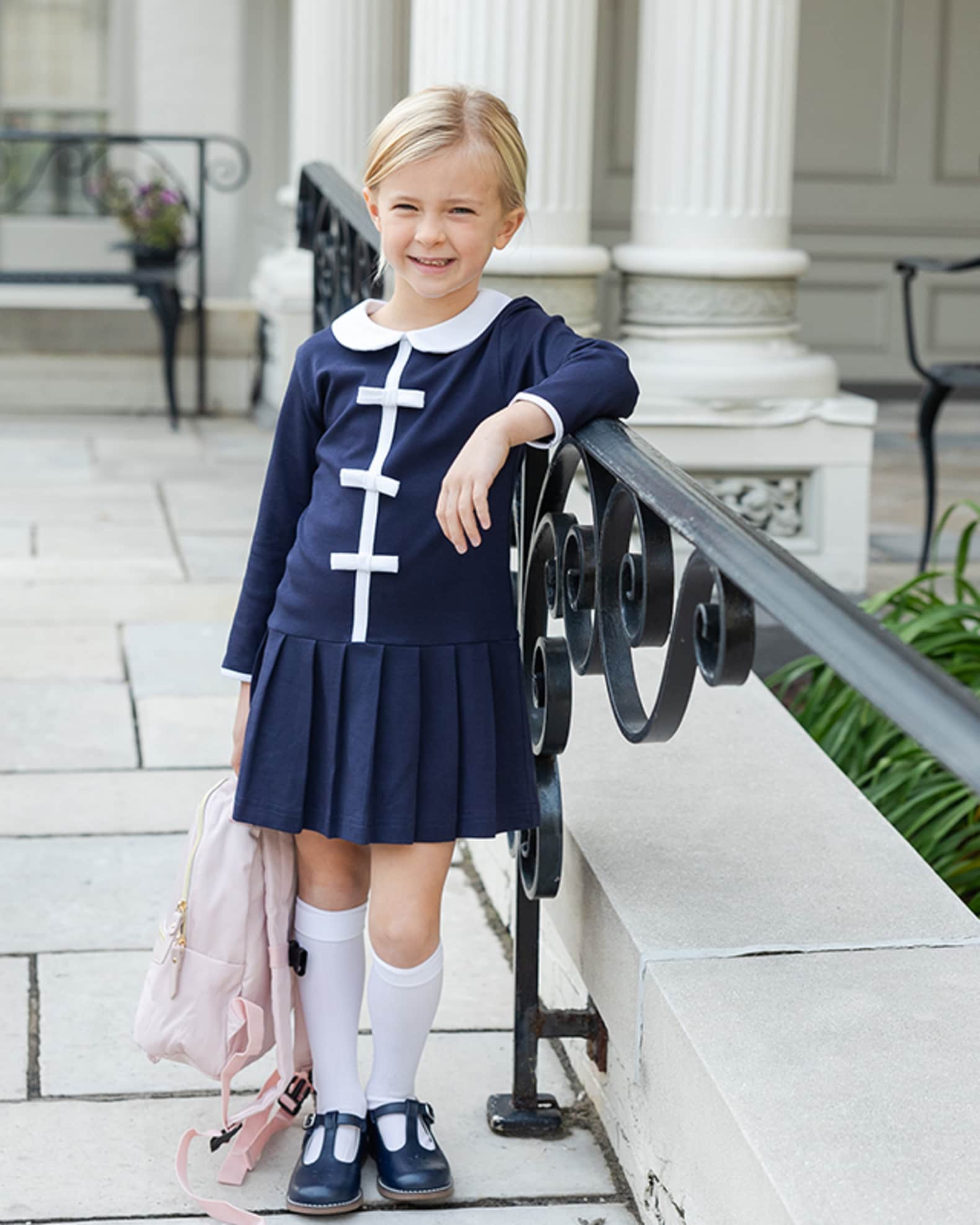 Girl s Pleated Combo Dress Size 2 8