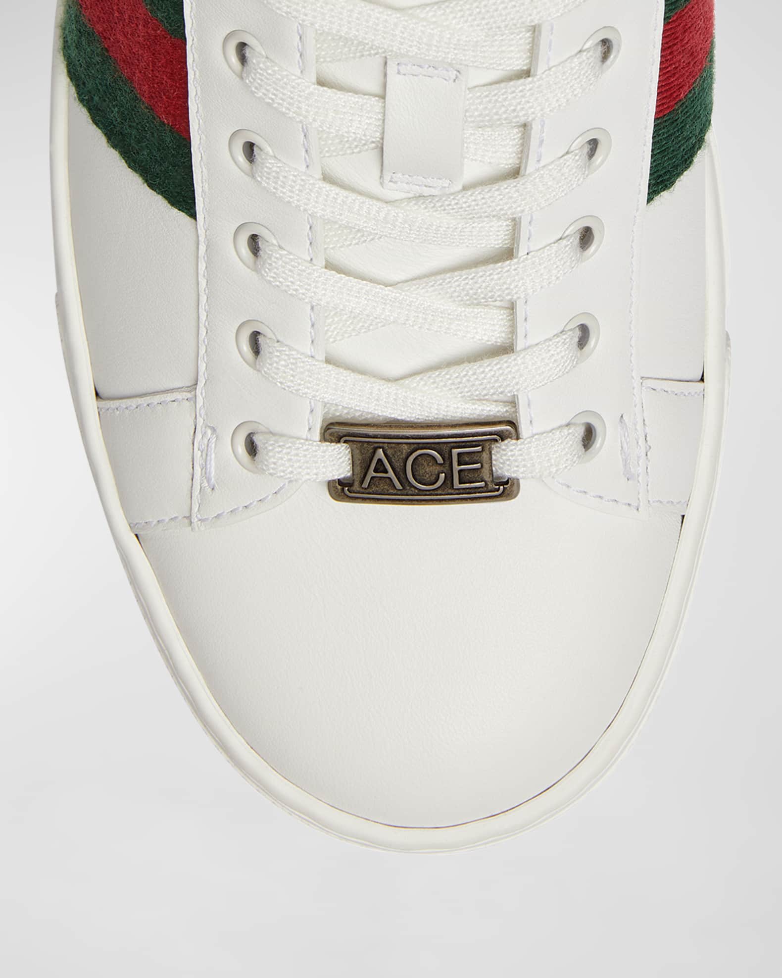 Ace gg coated leather sneaker outlet