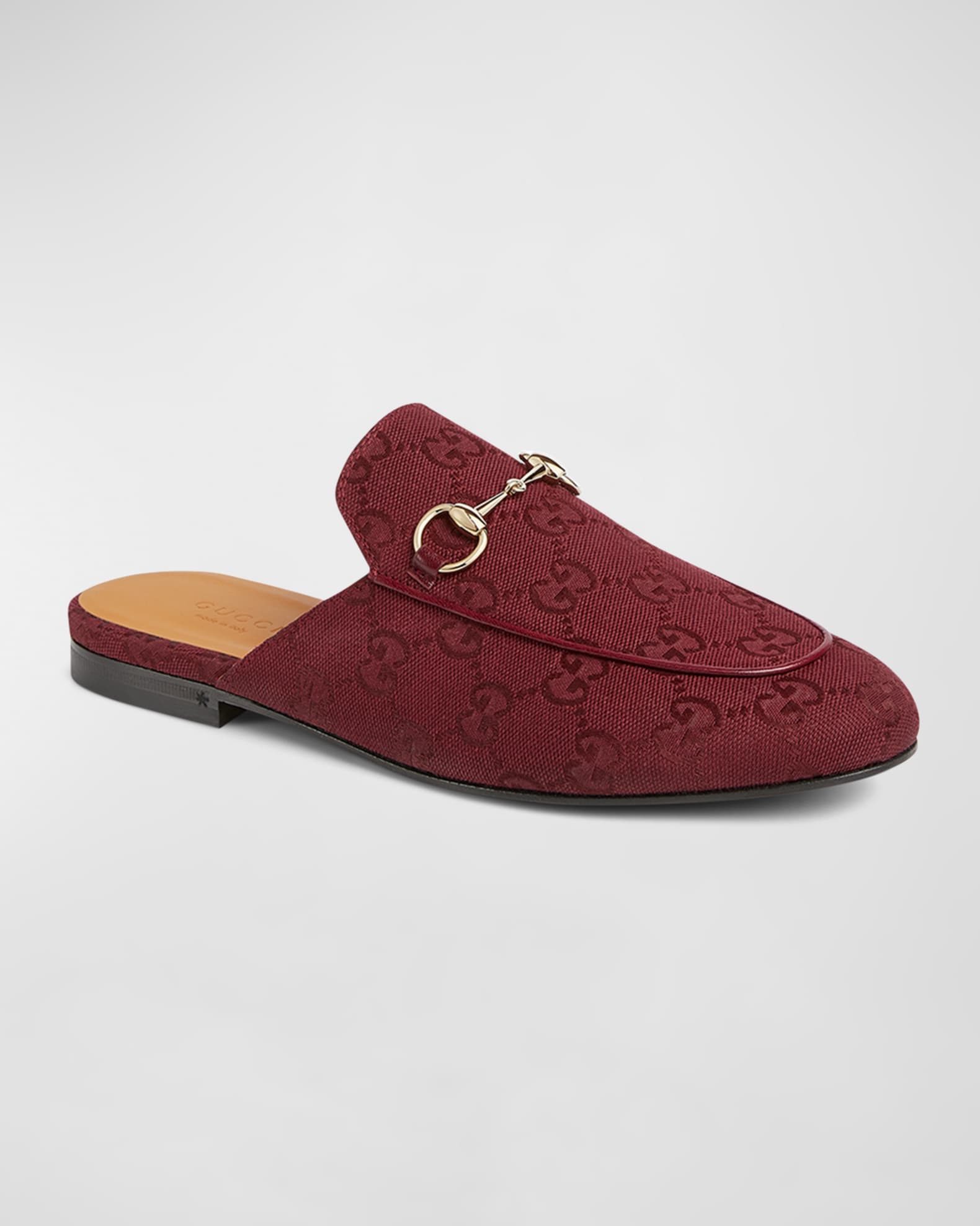 Princetown GG Canvas Bit Loafer Mules 1