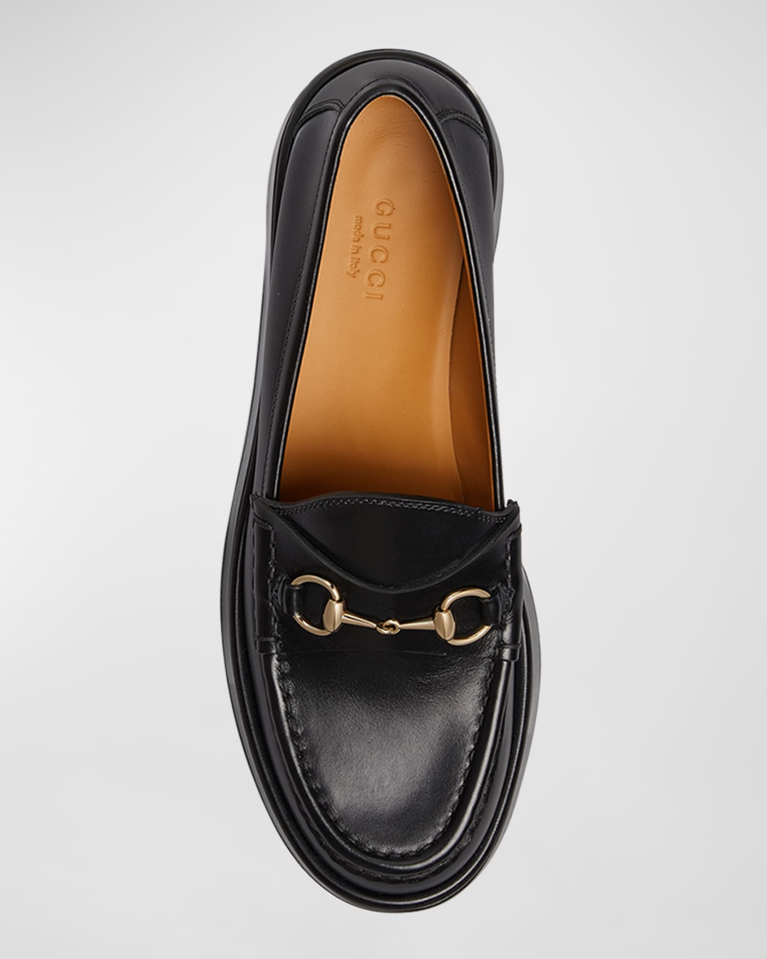 Idle Leather Bit Platform Loafers