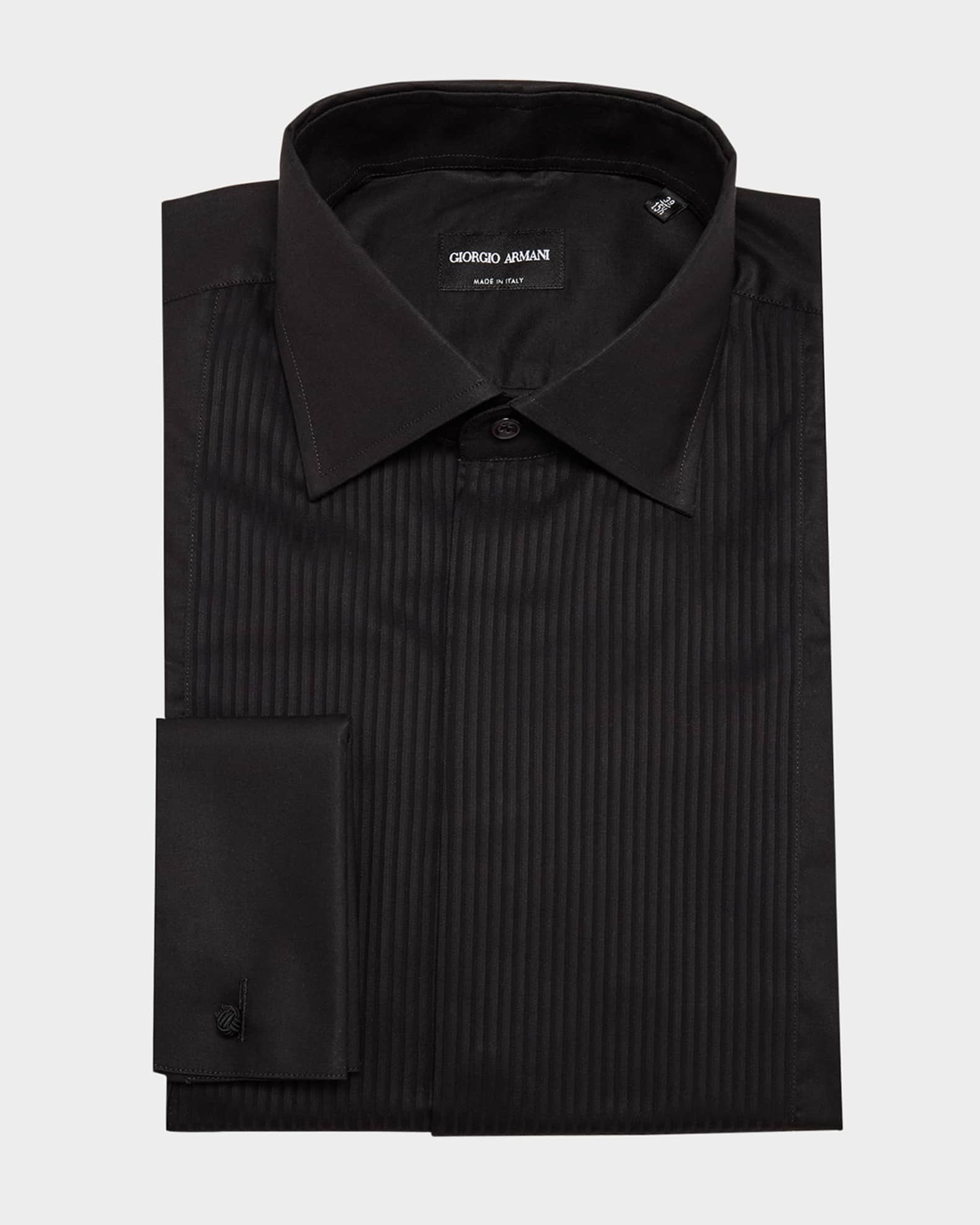 Giorgio Armani Men s Formal Bib Dress Shirt Neiman Marcus