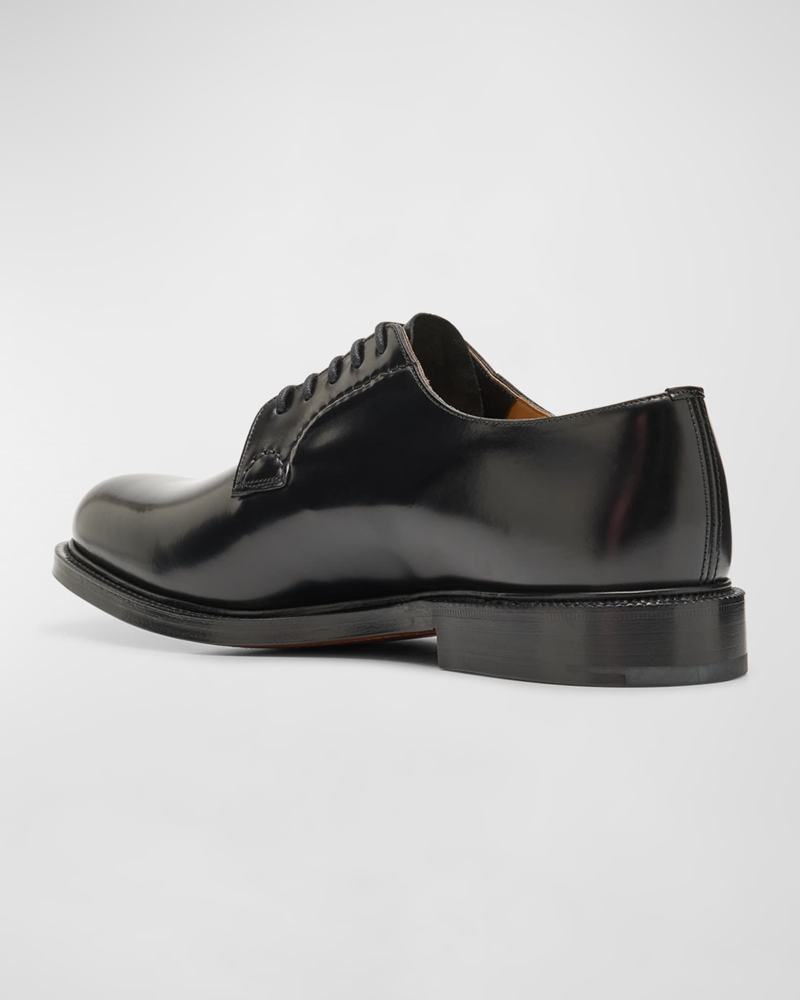 靴 church's shannon 36.5 black Shannon' Black Leather Derby UK 8 F - Abbot's Shoes