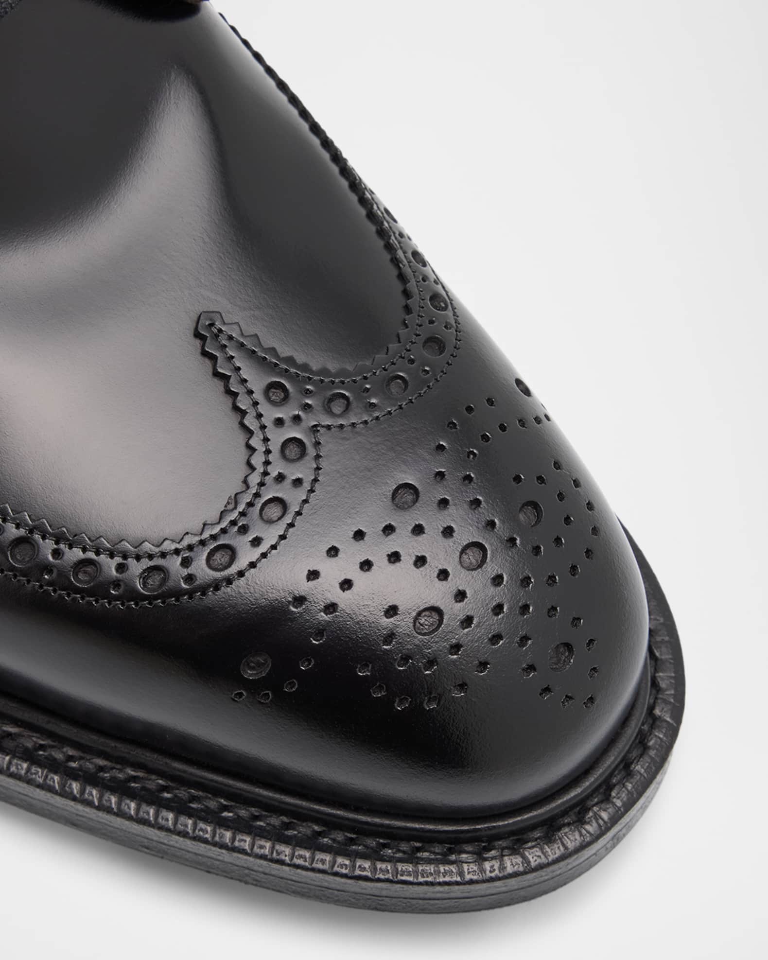 Church s Men s Grafton Wingtip Brogue Leather Derby Shoes Neiman Marcus
