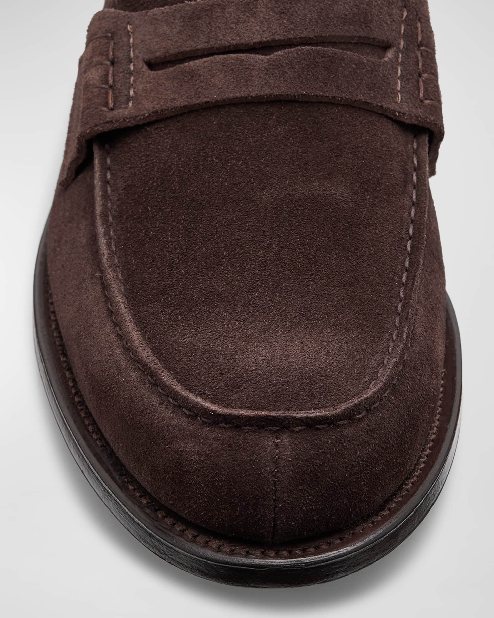 Church s Men s Pembrey Suede Penny Loafers Neiman Marcus