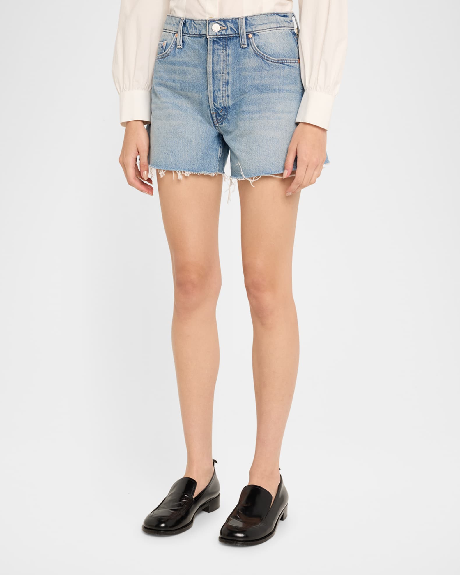 【SCENERITY】Denim skipper shorts The Skipper Short N' Long Fray – American Rag Cie