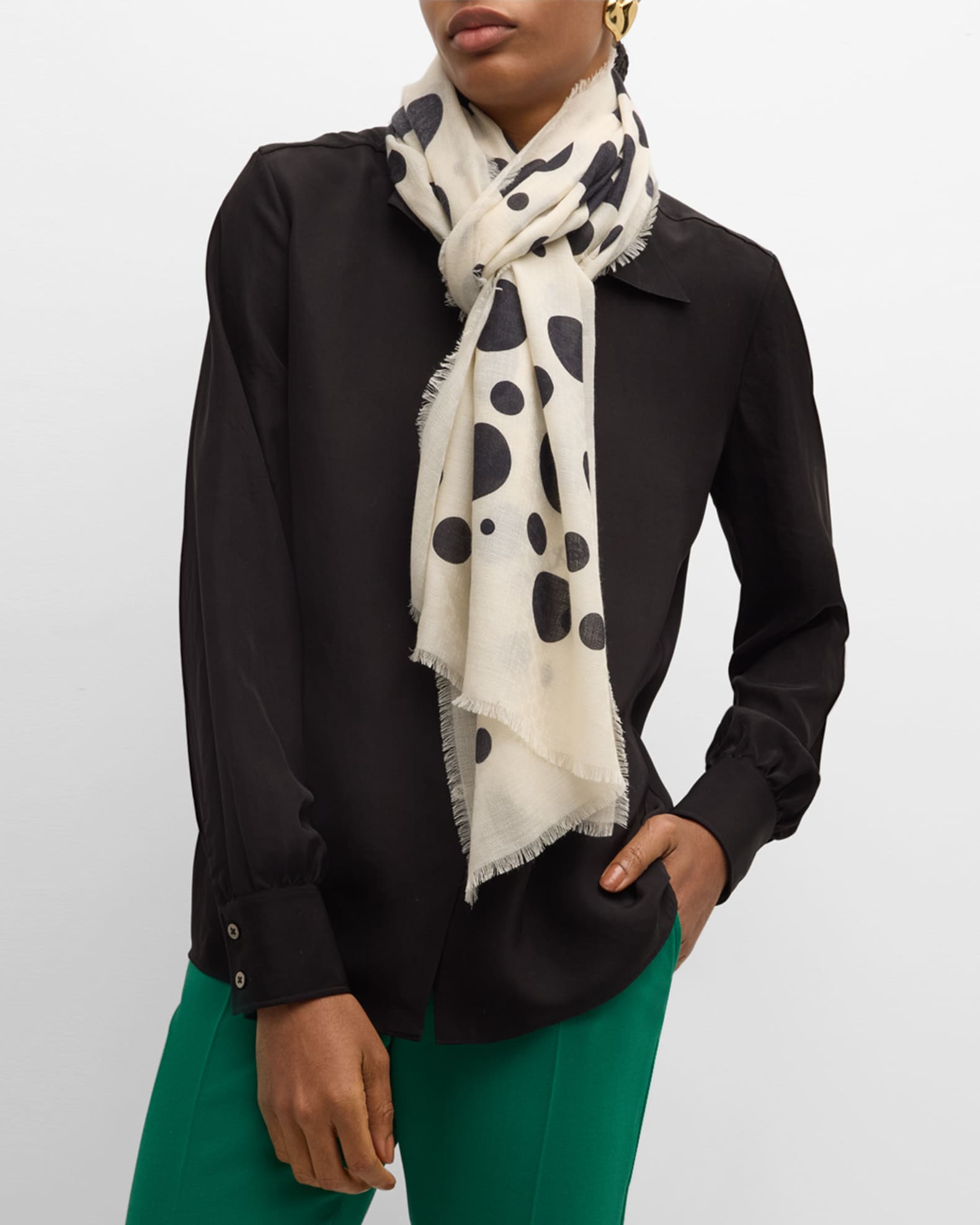 Fidato Cashmere & Silk Scarf  1