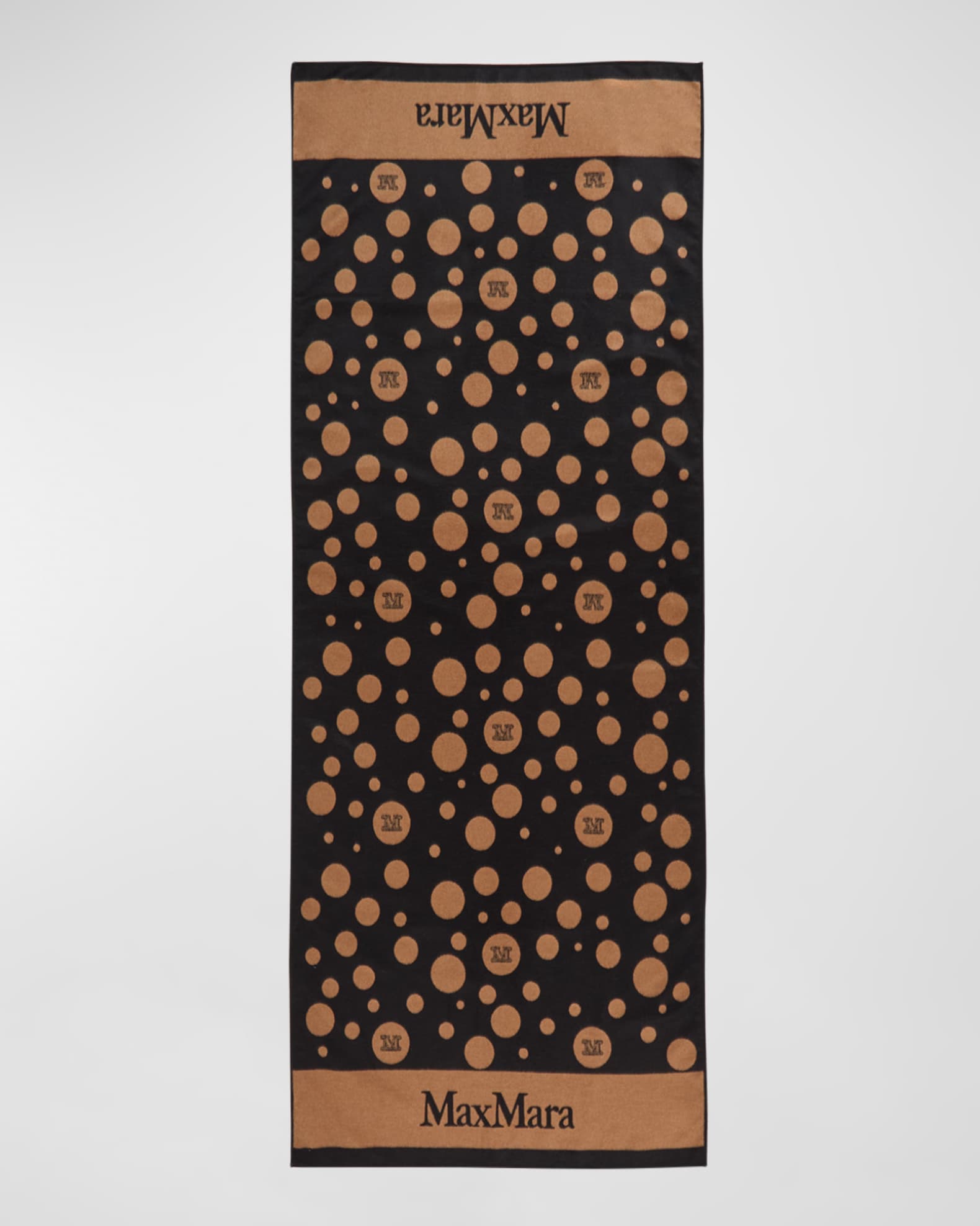 Maesta Polka-Dot Jacquard Knit Stole  0