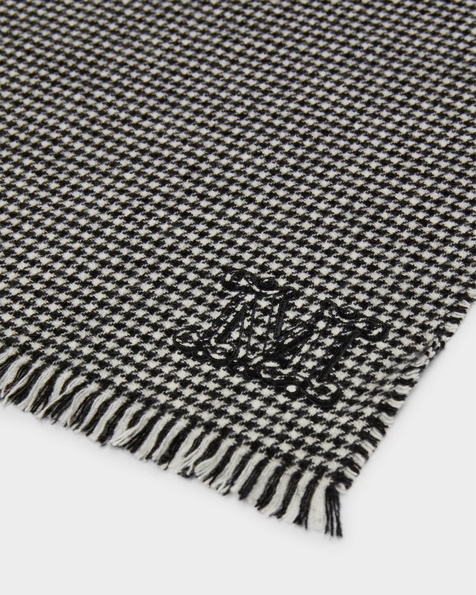 GG Houndstooth Scarf 180CM Gray Cashmere 288132 main image 0