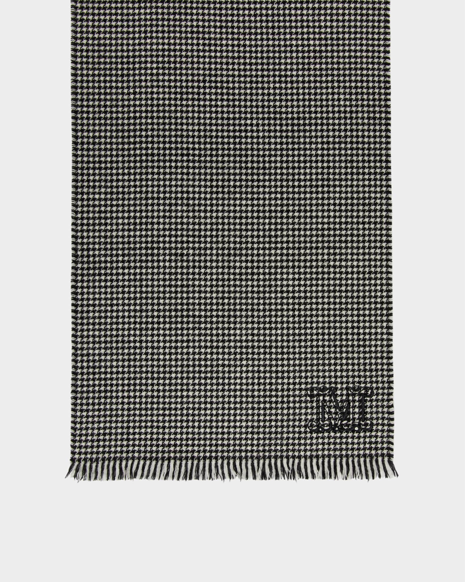 Houndstooth Cashmere Scarf  0