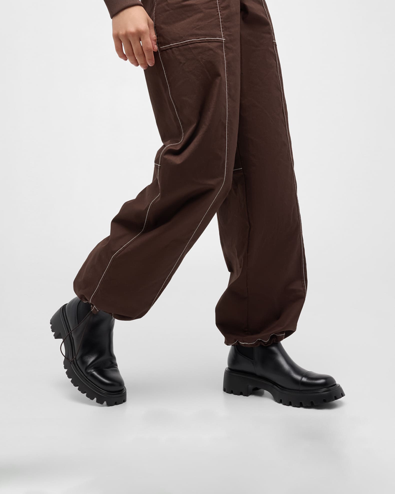 Emerson Cap-Toe Leather Chelsea Boots 1
