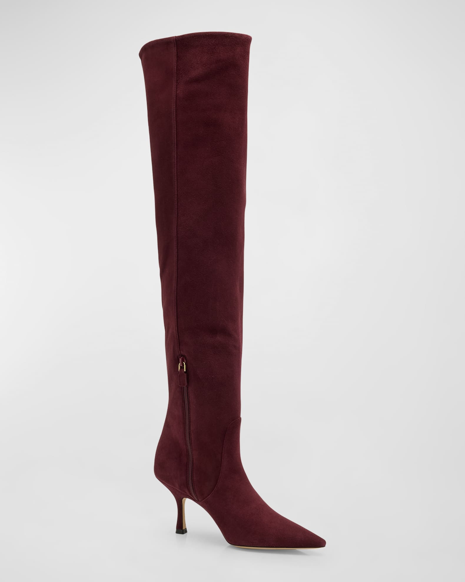 Stuart Weitzman Naomi Suede Stiletto Over The Knee Boots Neiman Marcus