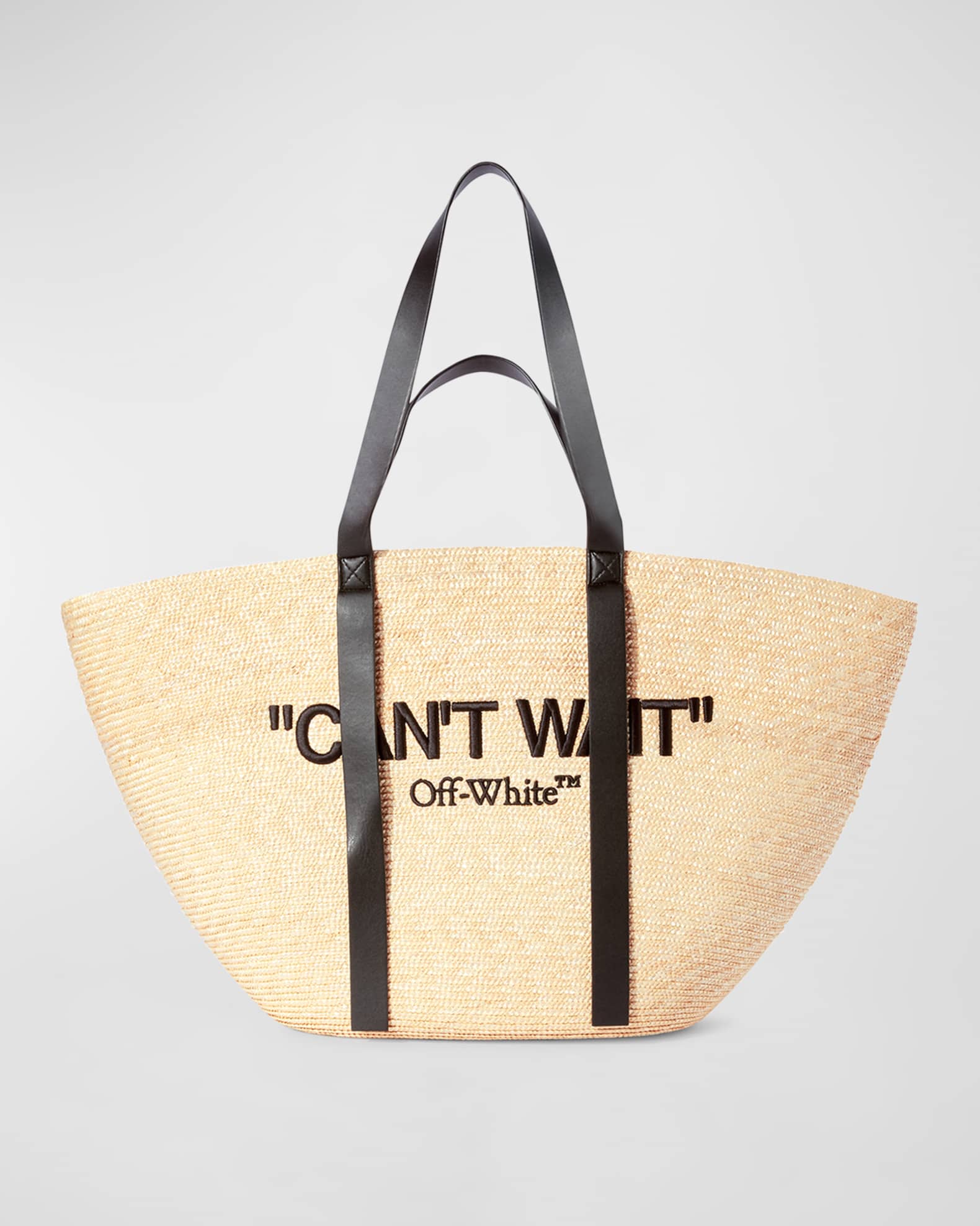 Day Off Raffia Tote Bag