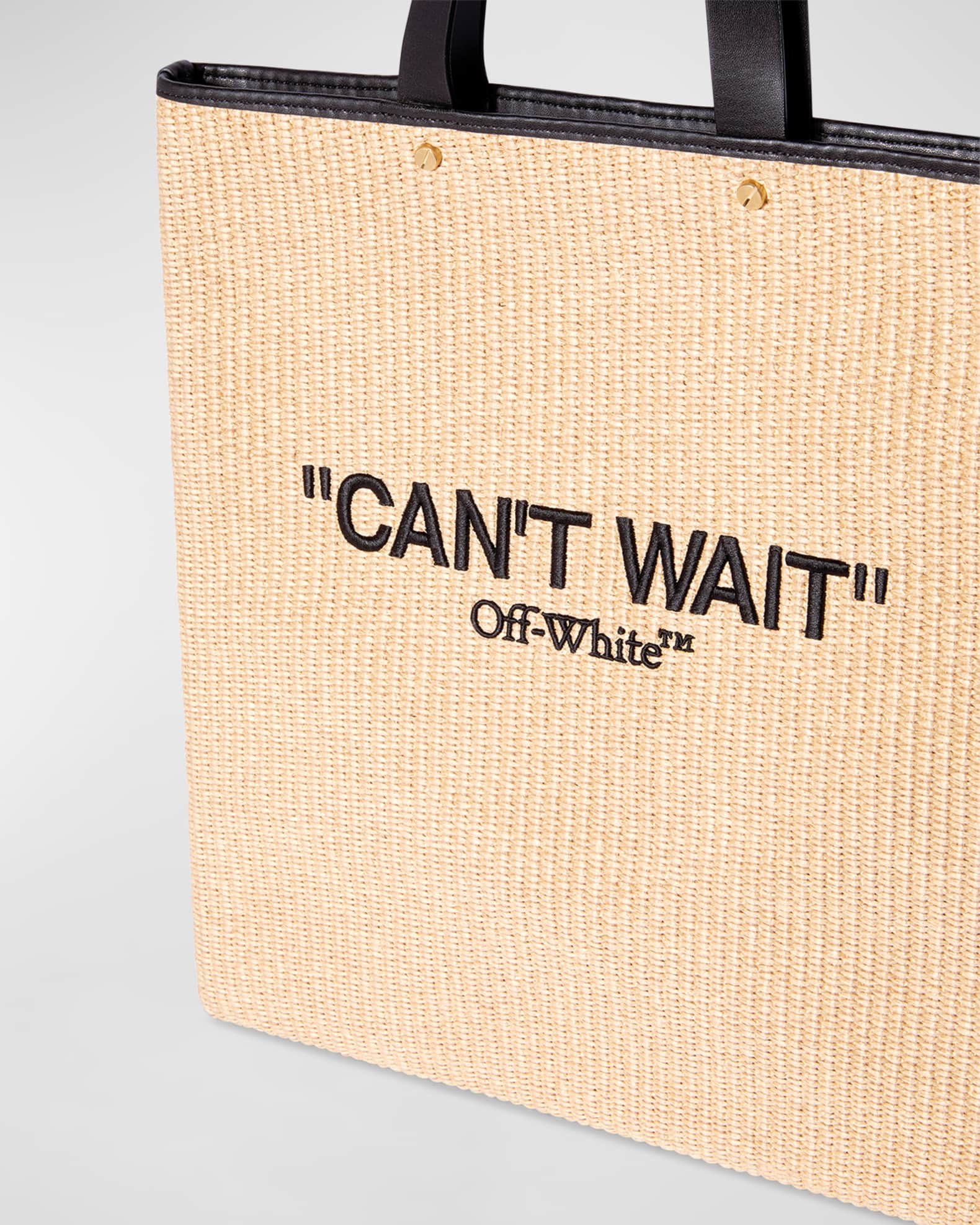 Day Off Raffia Tote Bag
