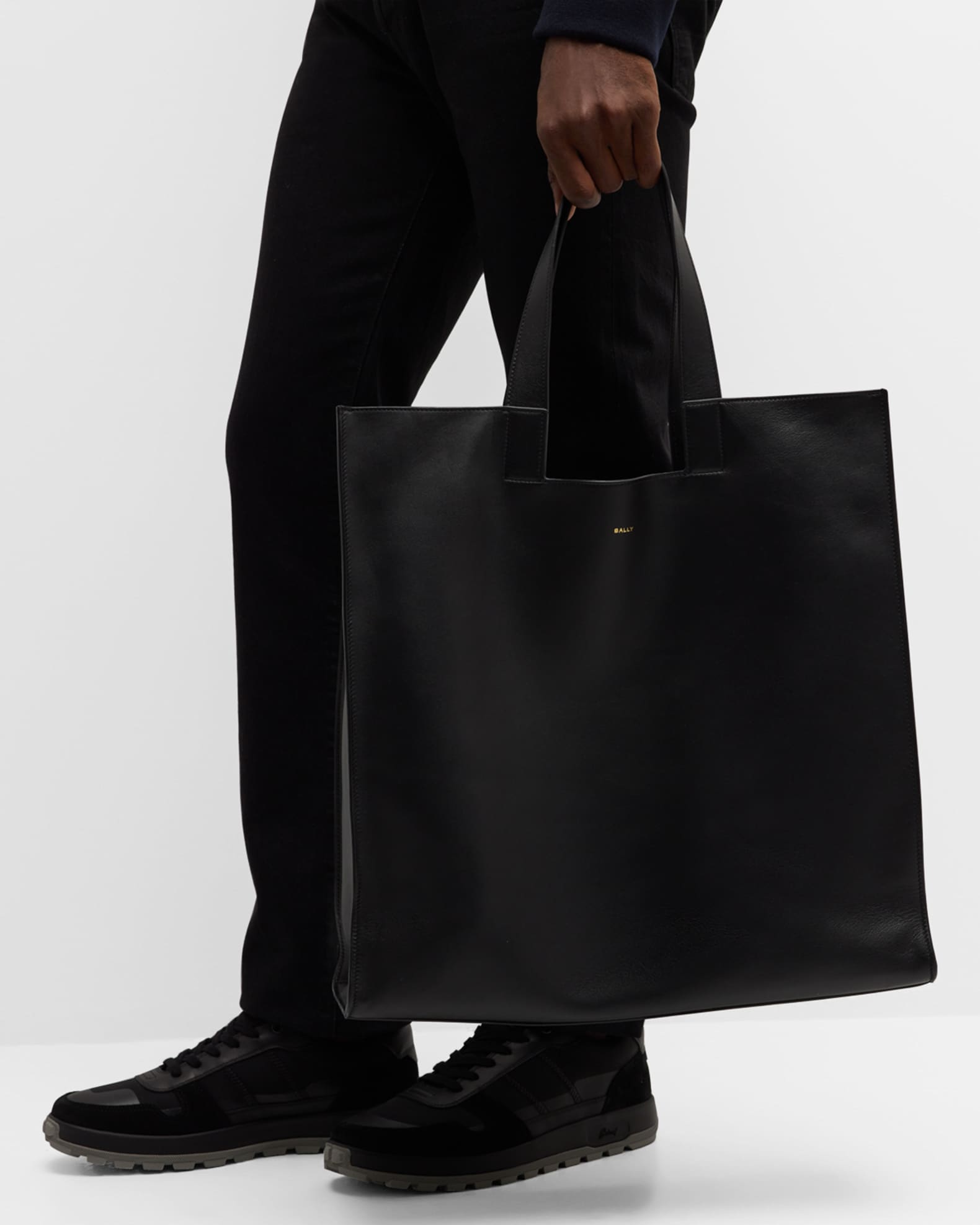 トートバッグ Bally Easy Large Tote Bag In Smooth Leather Bally Easy Bally Tote Bag | Black | FARFETCH