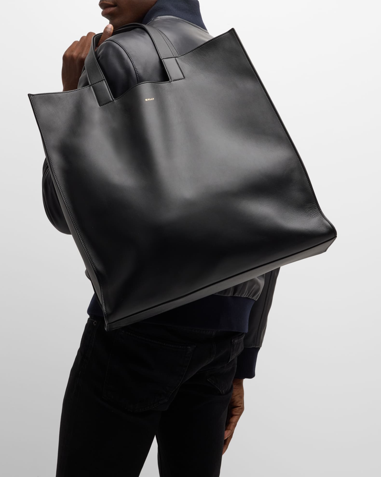 Bally Men's Easy Leather Tote Bag | Neiman Marcus Bally Men's Easy Leather Tote Bag | Neiman Marcus