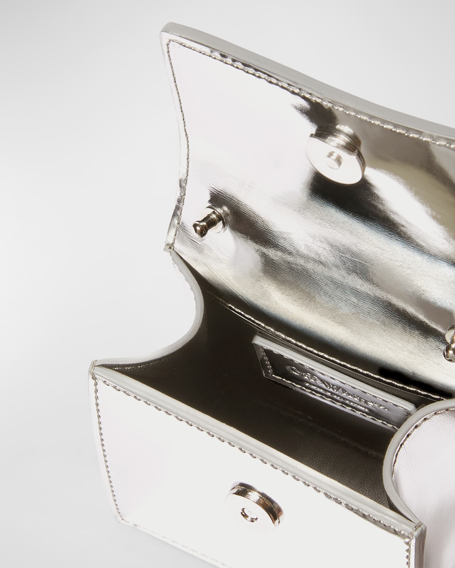 Jitney Micro Mirror Top Handle Bag
