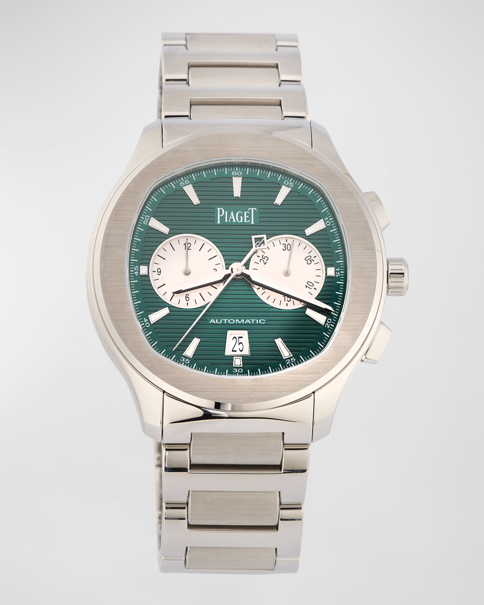 42mm Polo Chronograph Bracelet Watch, Green 0
