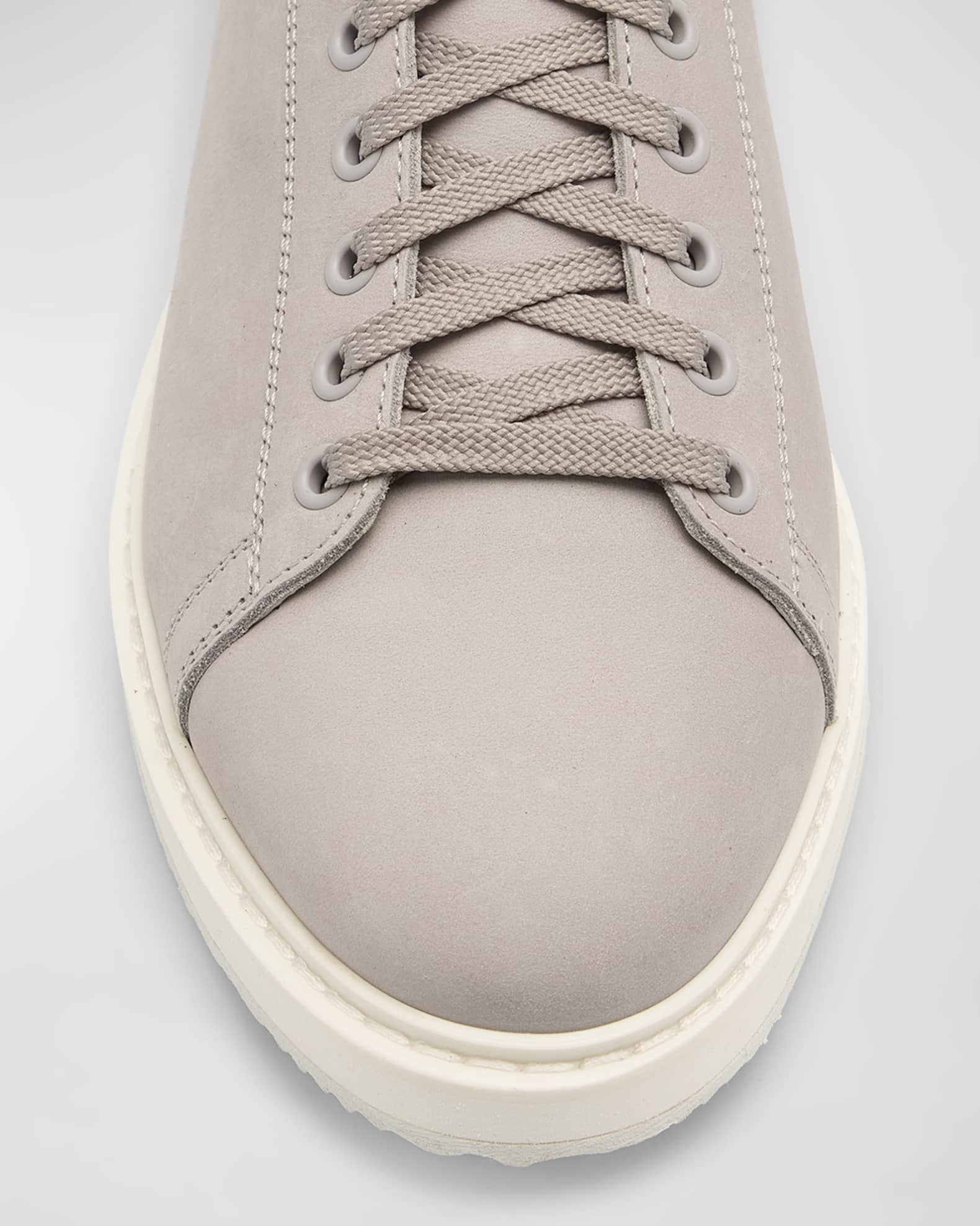 Brunello Cucinelli Beige Leather Low Top Sneakers main image 1
