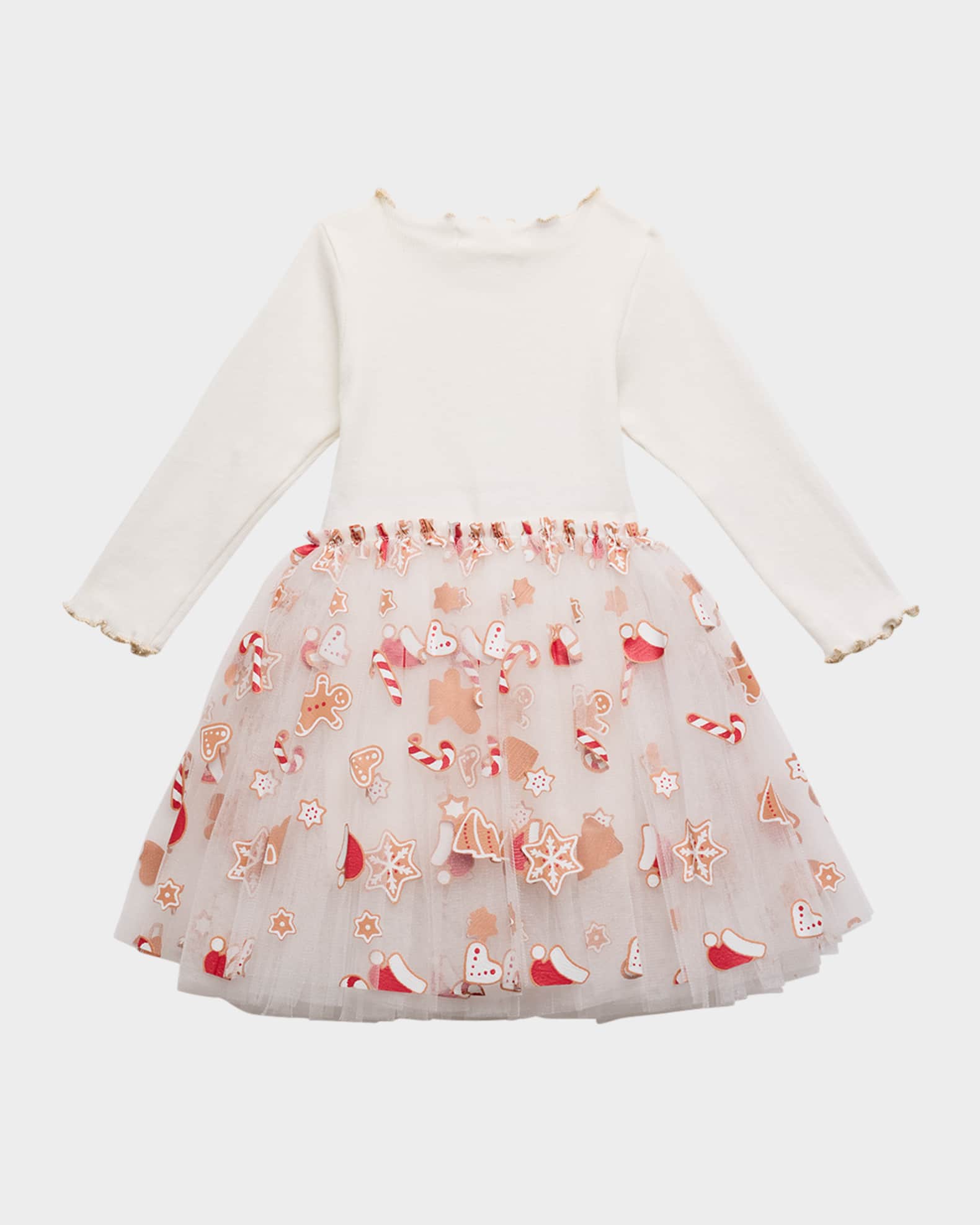 Petite Hailey Girl's Candy Cane Combo Tutu Dress, Size 12M8 Neiman